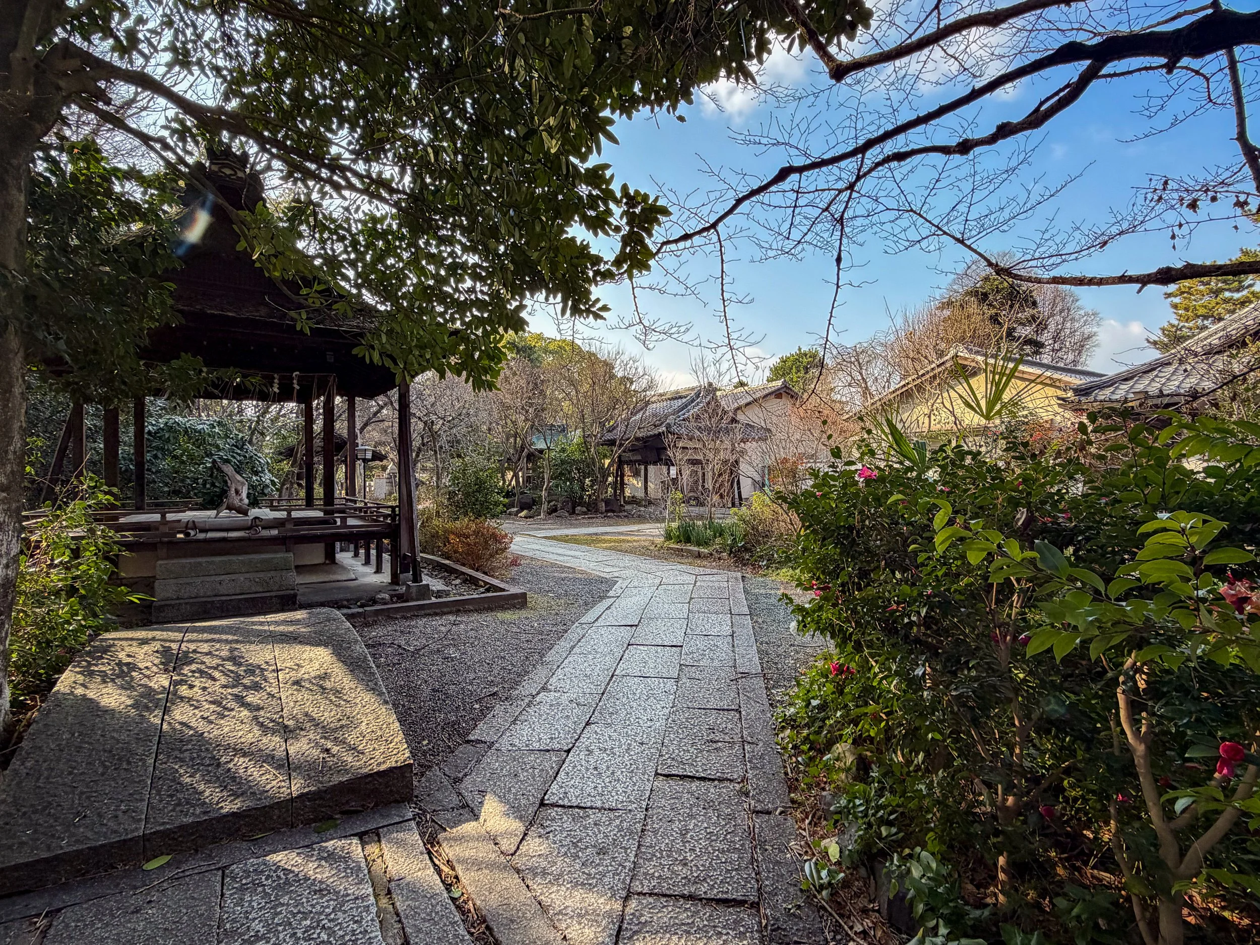 The gardens of the Imperial Palace in Kyoto Japan