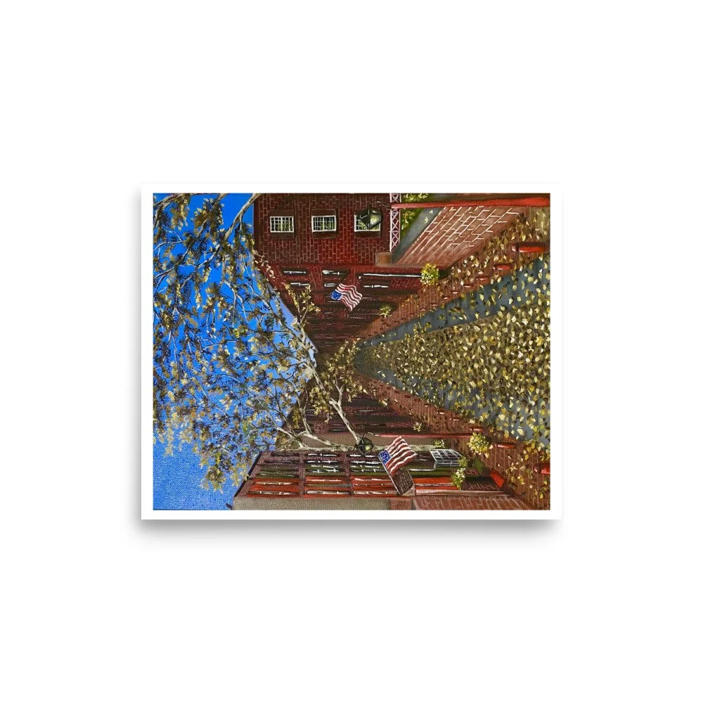 Elfreth’s Alley Art Print – Philadelphia