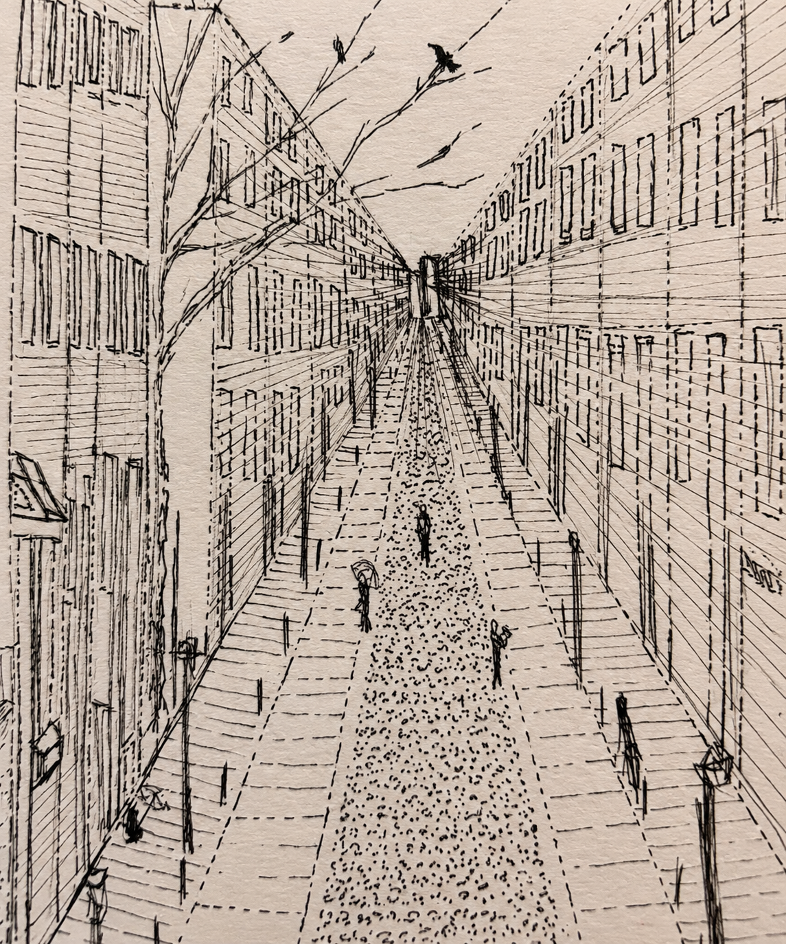 The alley 1800
