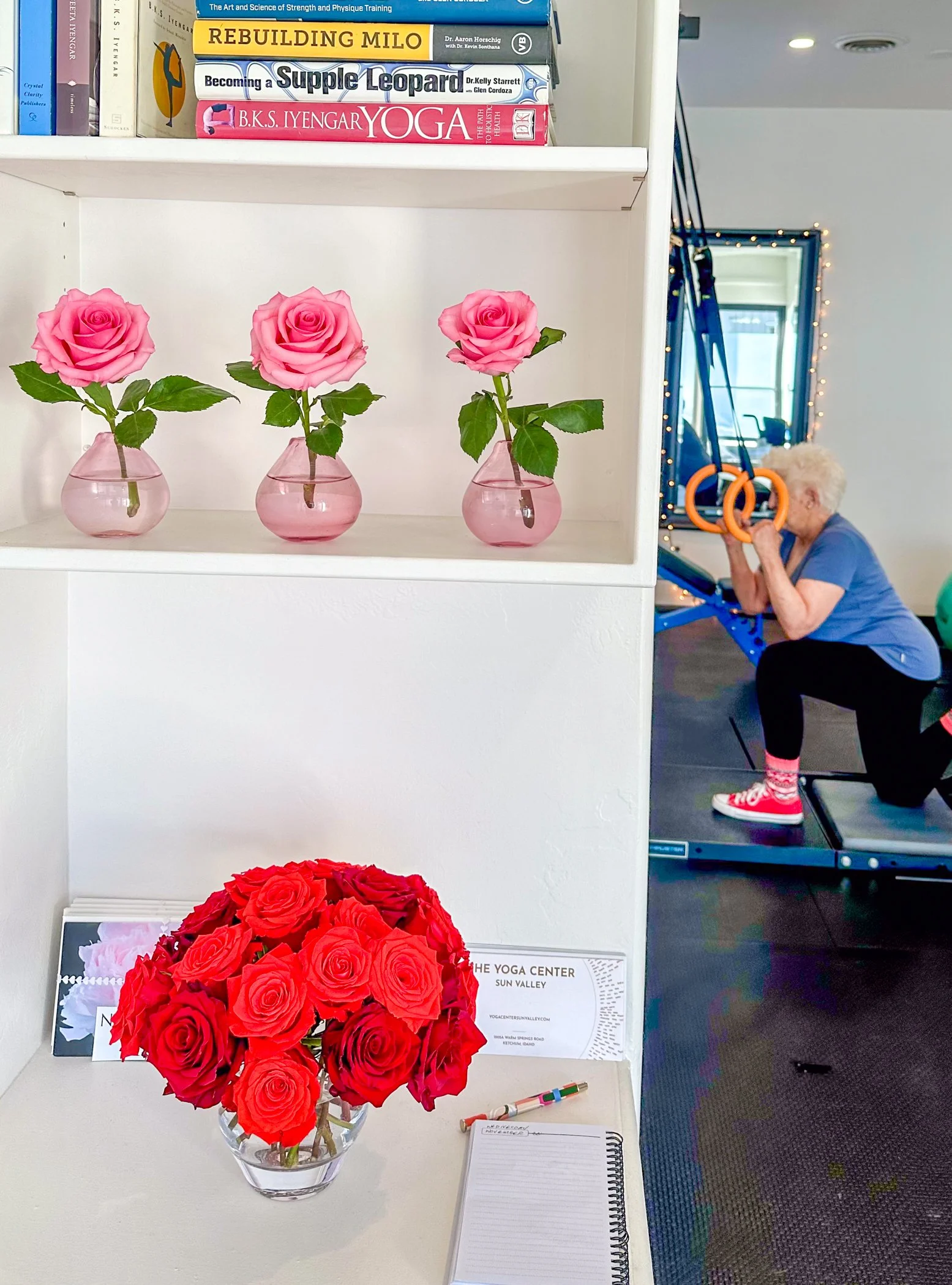 Pink Roses and Orange You Red-dy Bouquet