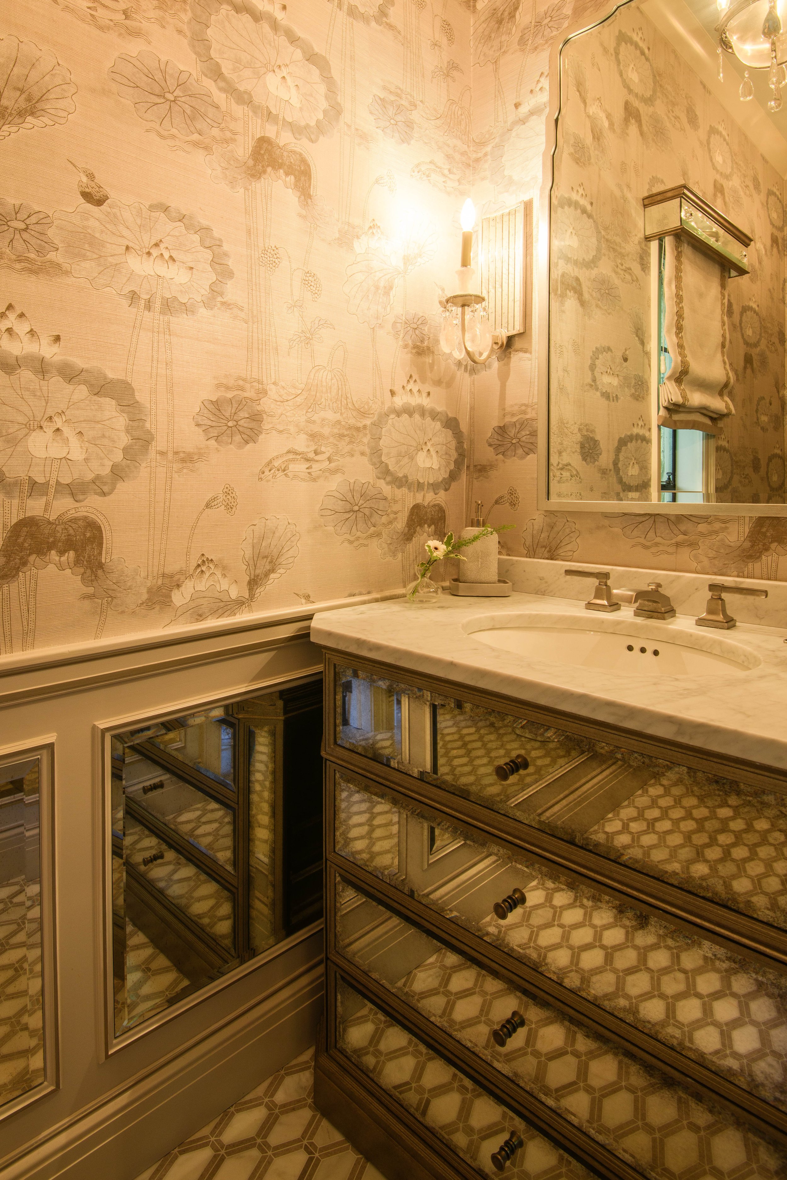 21-patterned-wallpaper-mirror-drawers-washroom--westechester-rinfret-interior-designs-classy.jpg