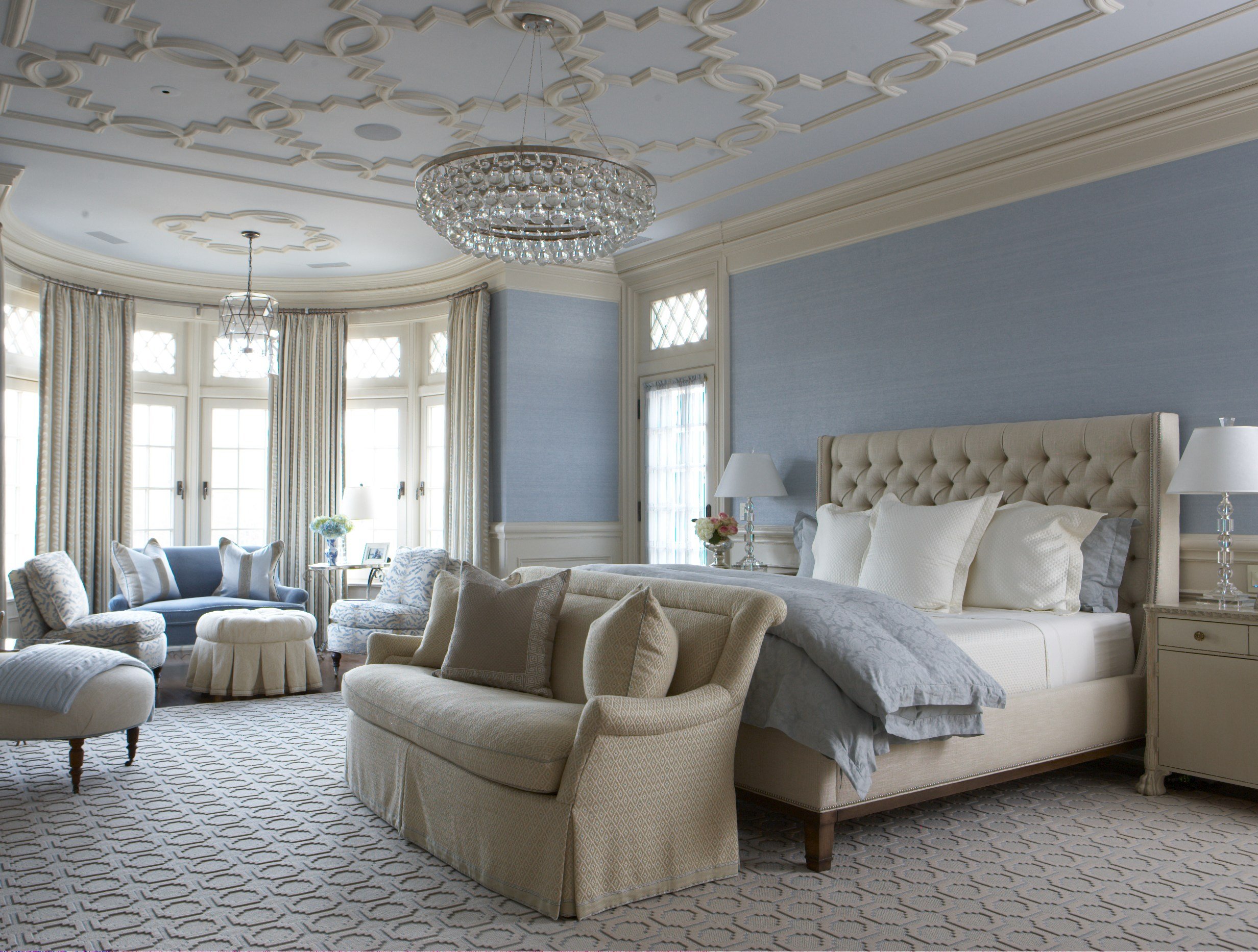 22-dreamy-cream-blue-bedroom-textured-cieling-glass-chandelier-fixtures-beautiful-lighting-jacobean-country-house-rinfret-interior-designs.jpg
