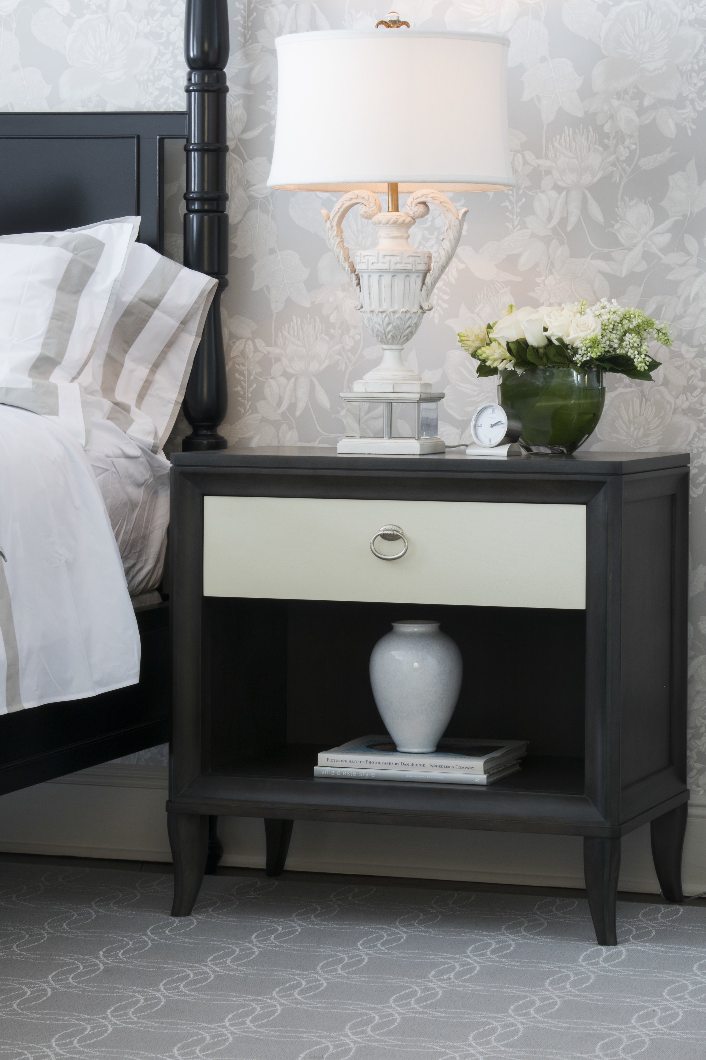 52-bedroom-side-table-black-wallpaper-gray-rinfret-neoclassical-greenwich-connecticut.JPG