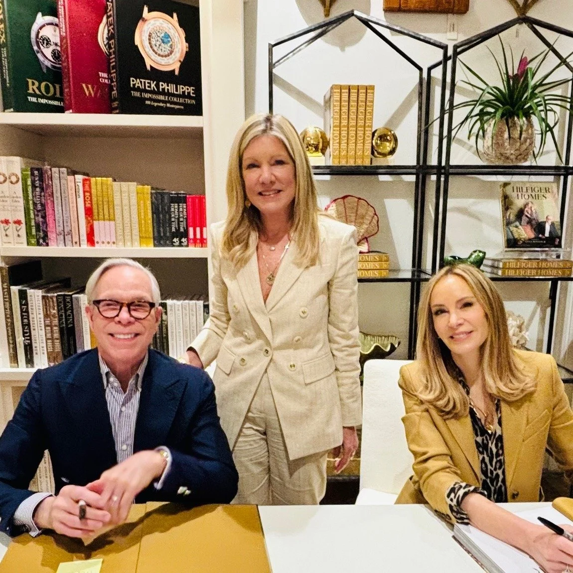 Grateful to the incredible team at @hive_palmbeach for hosting us today, and to @sarabmccann for leading such a thoughtful conversation celebrating @tommyhilfiger and @mrshilfiger&rsquo;s beautiful new book, Hilfiger Homes.

It was an honor to reflec