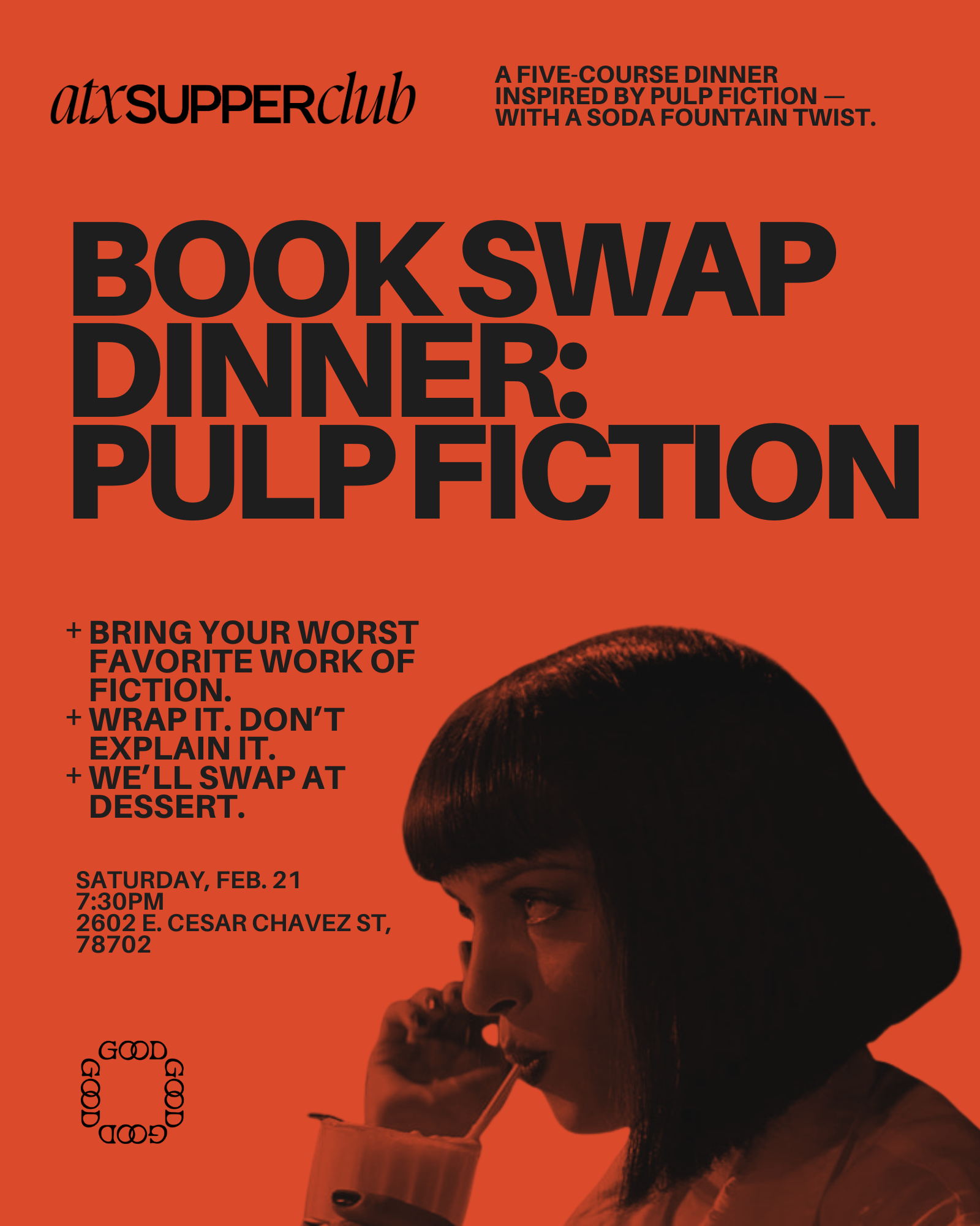 Book Swap Dinner: Pulp Fiction