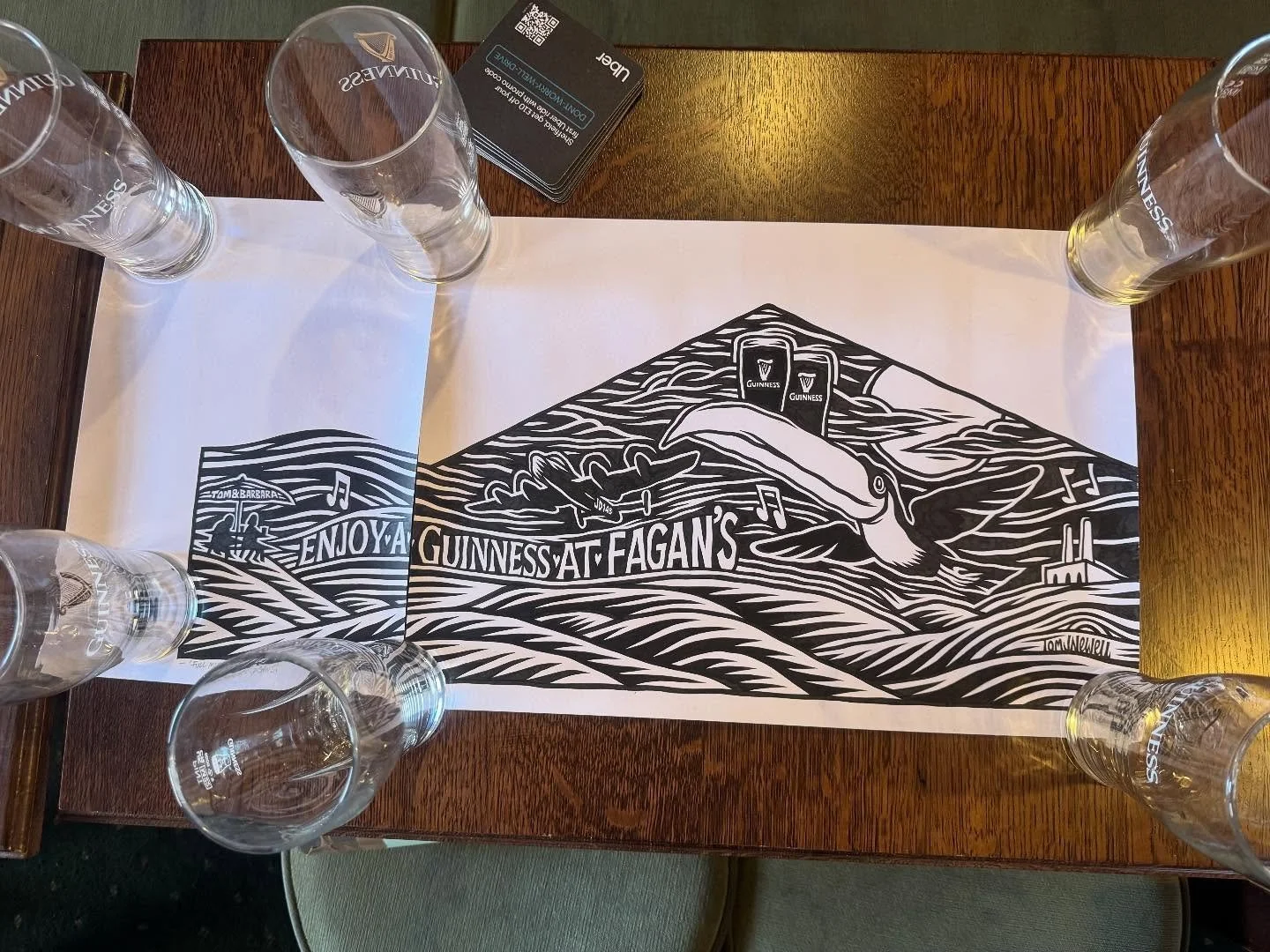 Big thanks to our pal @tomjnewell for dropping in these original sketches for the murals he designed for the pub and an amazing Adolescence drawing for the Warp lads.
What a talented city we live in eh?
Gonna get @joinframes to frame these and get