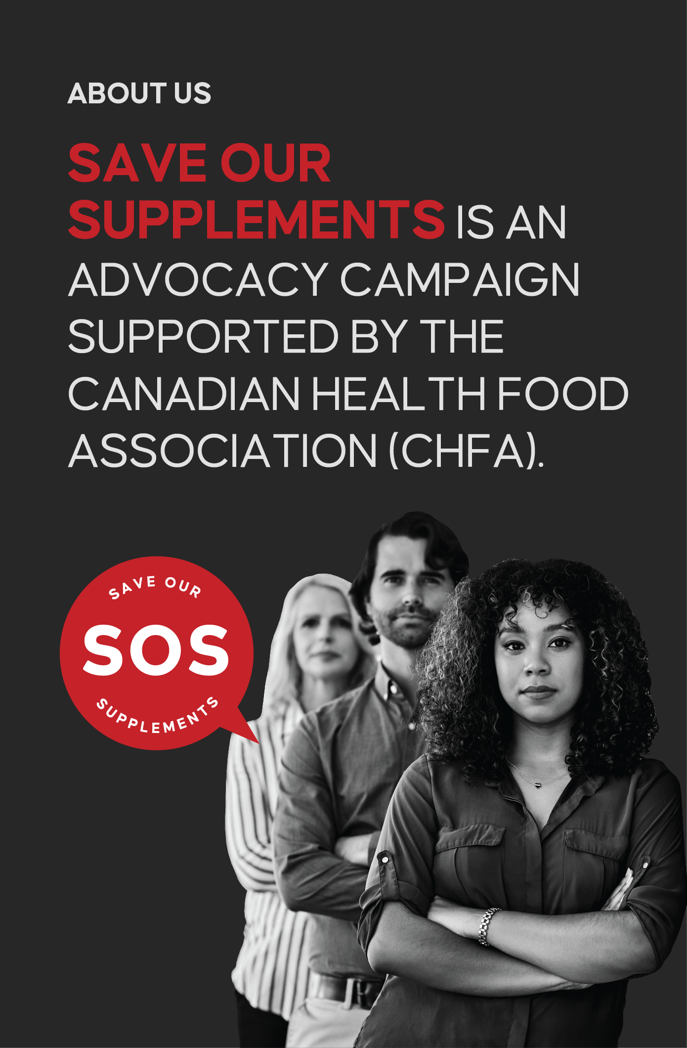 About Us — Save Our Supplements