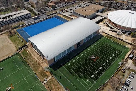 University of Virginia metal roofing project supported by Innerwall shop drawings