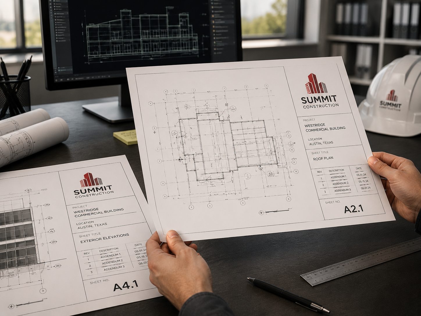 Division 7 custom branded shop drawings