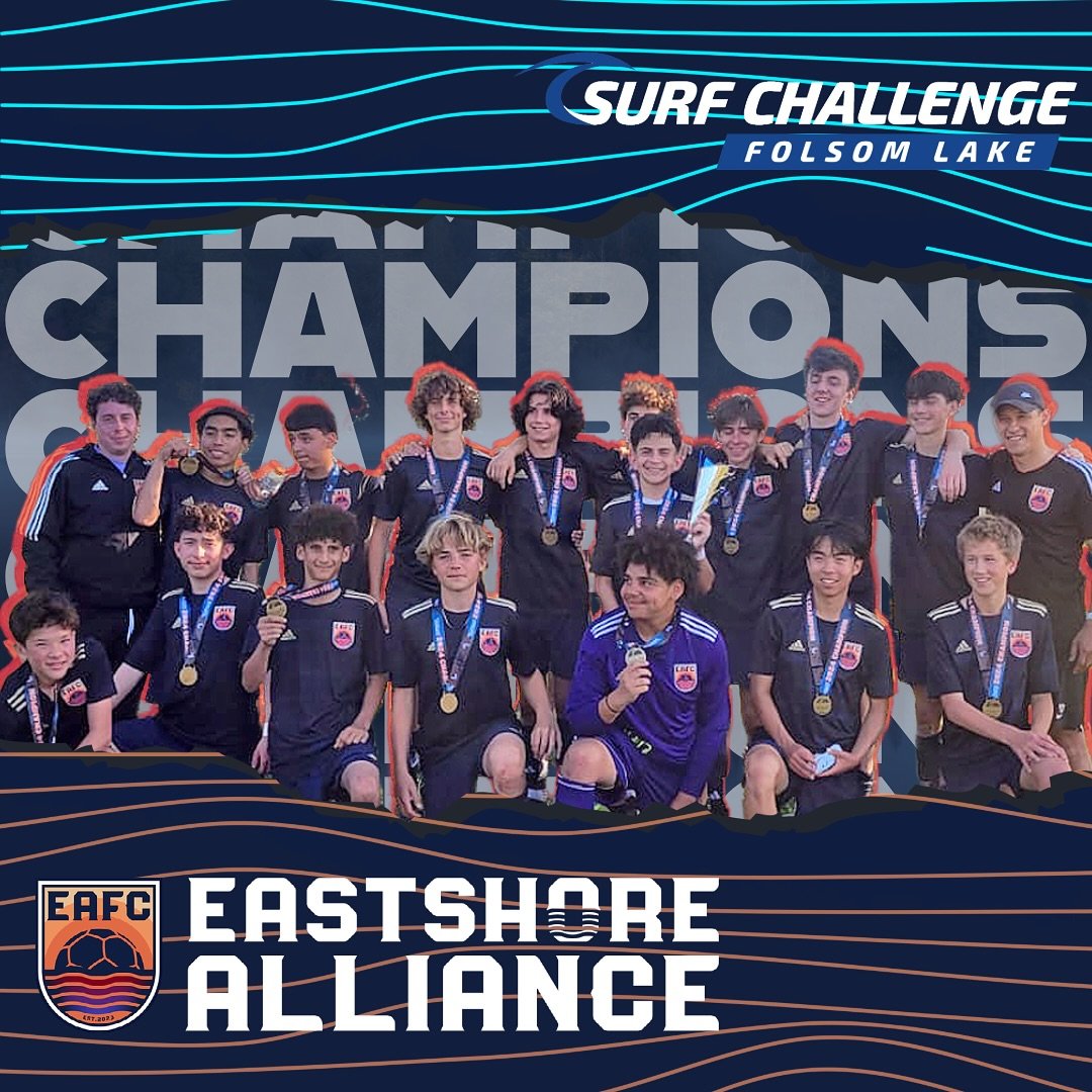 🏆⚽️ CHAMPIONS! ⚽️🏆

🌟 2009B Orange reigns supreme at the Surf Challenge Cup in Folsom! 🌊 Battling through every game with determination and skill, our team showcased resilience like never before! Securing the trophy with a triumphant 3-1 victory 