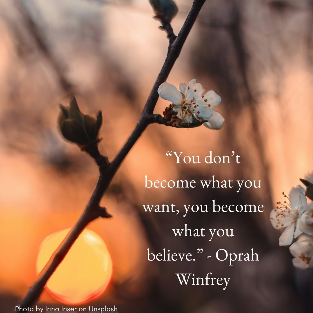 Weekend Quote Reflections

Last year, I knew where I wanted my business and my life to go.  What I didn&rsquo;t always have was the belief I needed to make everything come true.

As we read in this quote from Oprah, it&rsquo;s not enough to want to b