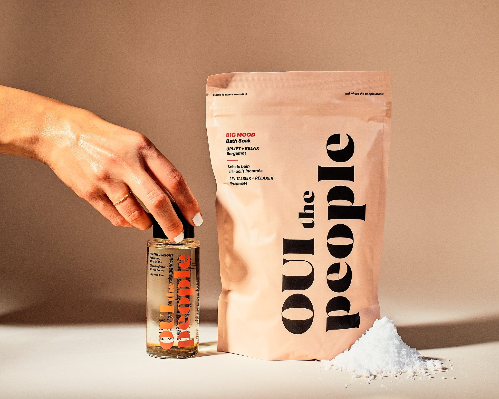 Image of products from Oui the People, a bipoc style brand featured in Katie Colley's brand Library