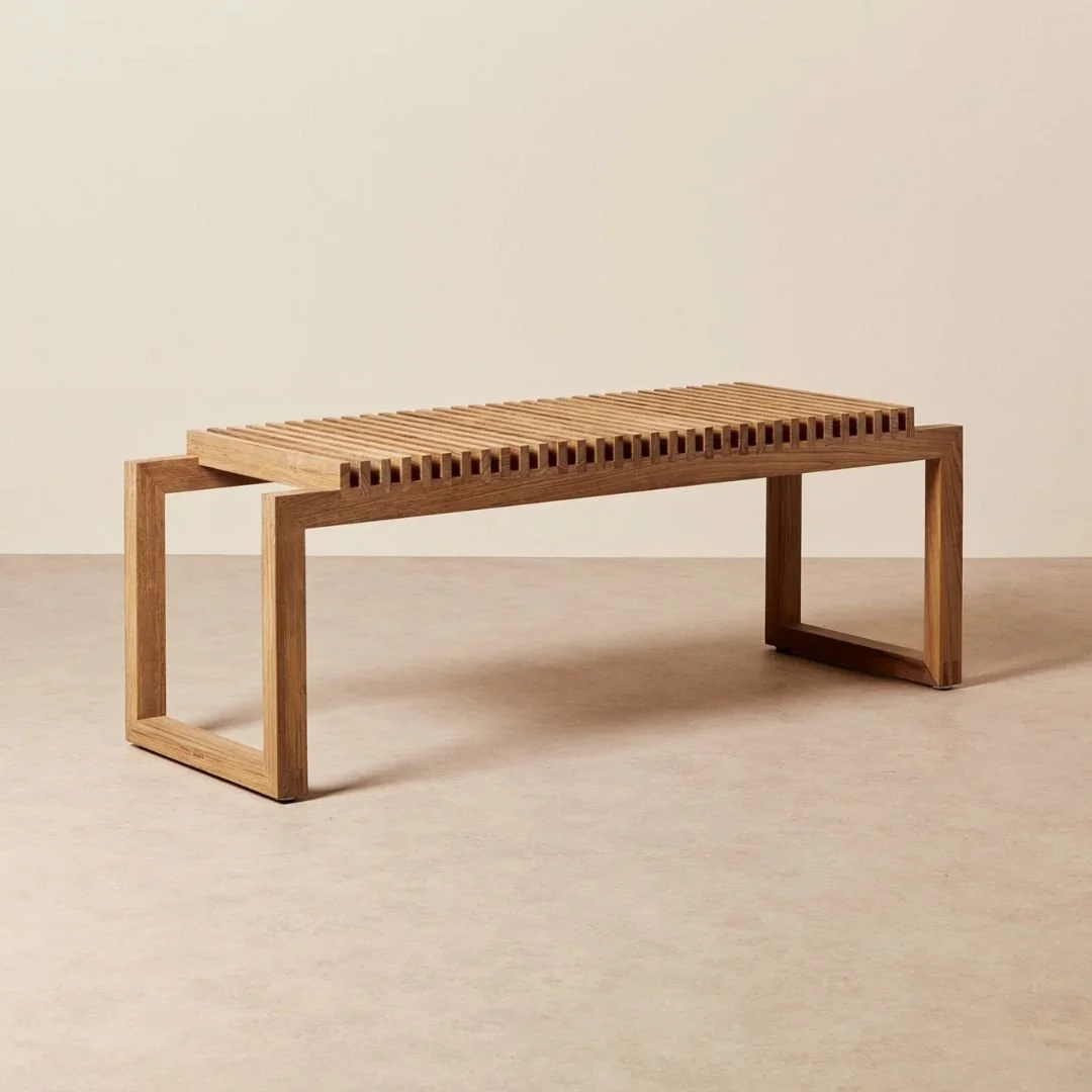 a handsome bench to rest