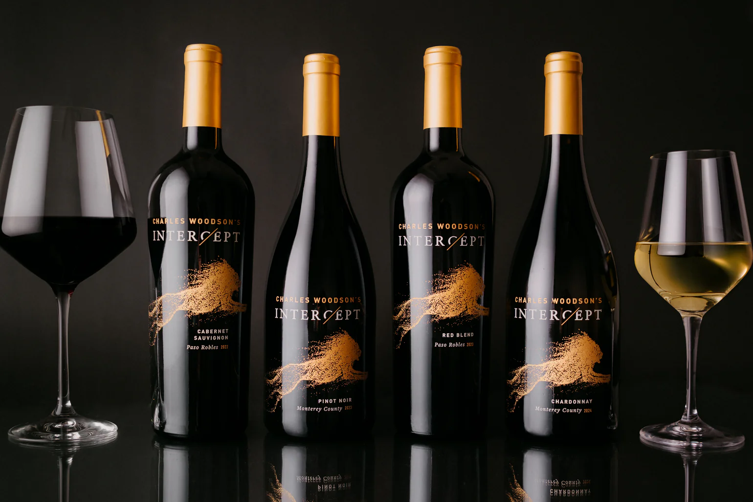 Image of products from Intercept Wine, a bipoc style brand featured in Katie Colley's brand Library