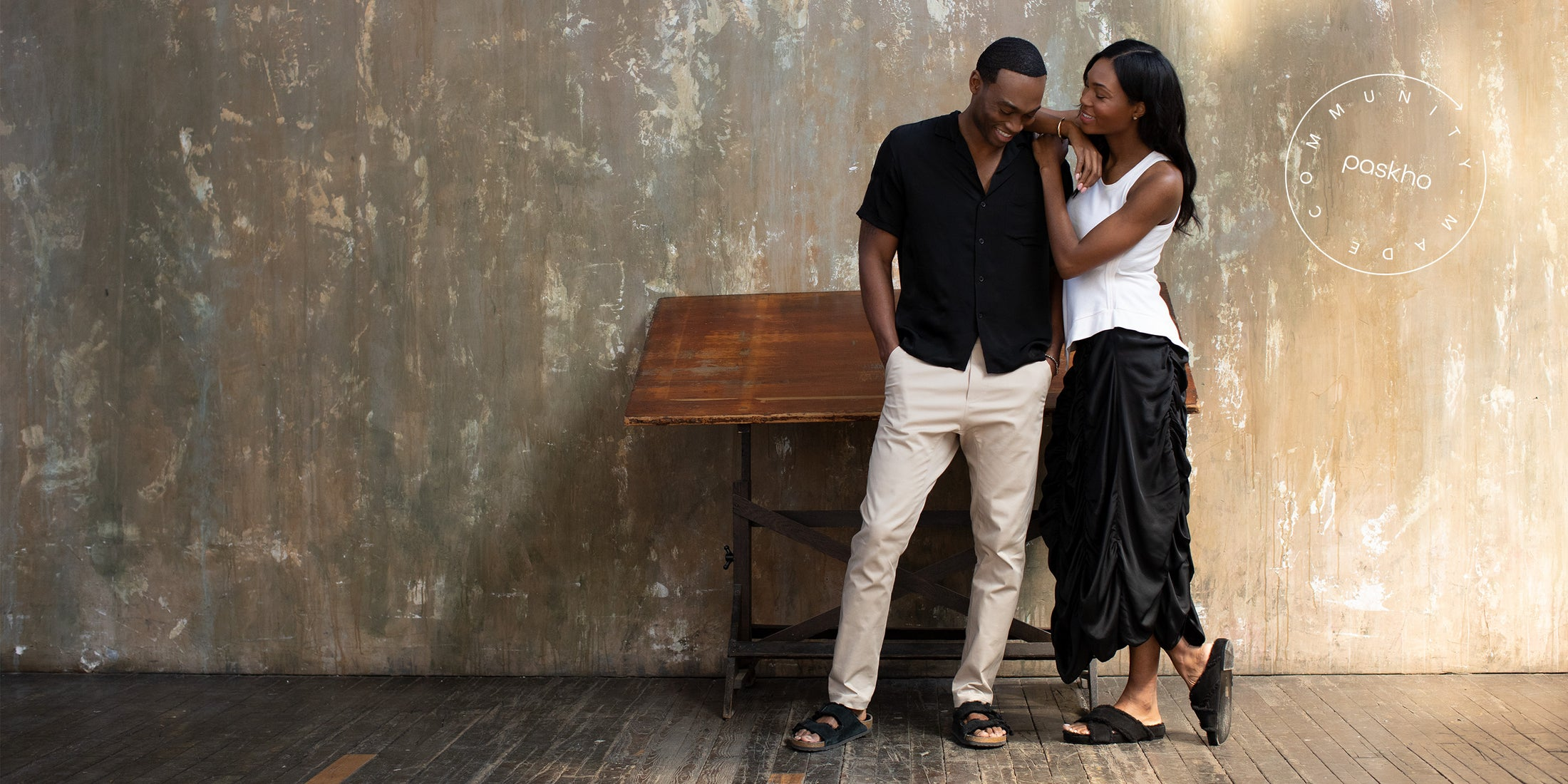 Image of products from Paskho, a bipoc style brand featured in Katie Colley's brand Library