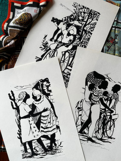 Image of products from BLK MKT Vintage, a bipoc style brand featured in Katie Colley's brand Library