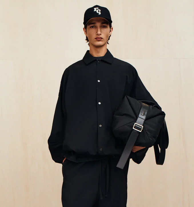 Image of products from Fear of God, a bipoc style brand featured in Katie Colley's brand Library