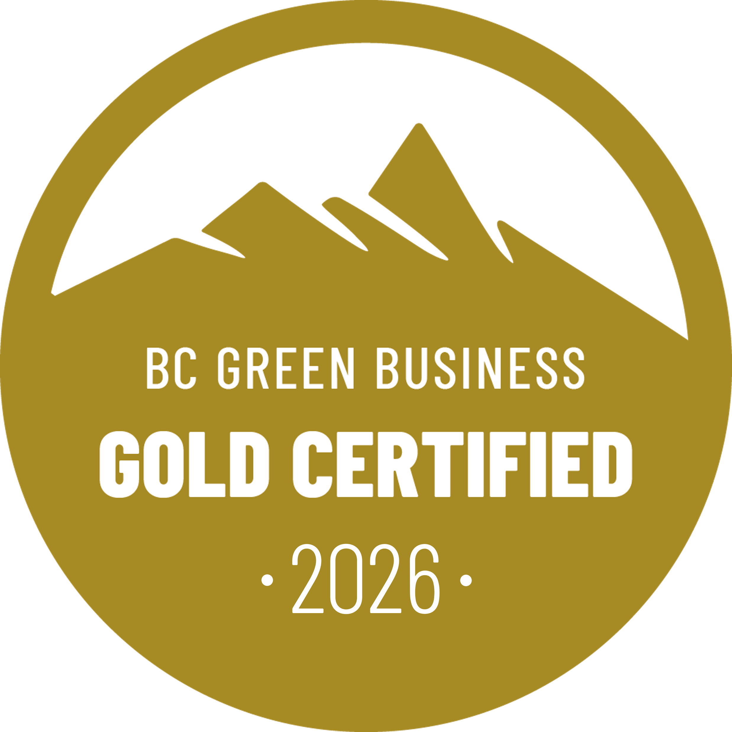 BC Green Business Gold Certified