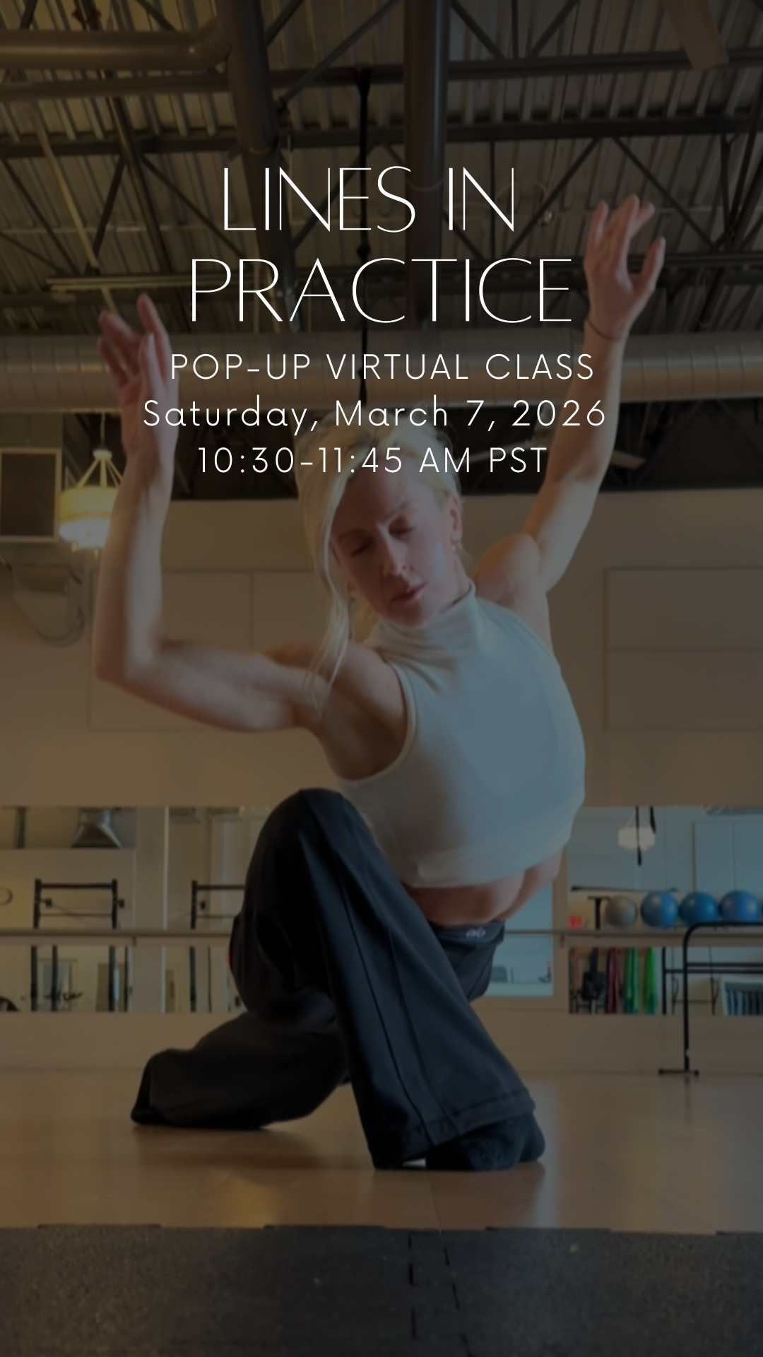 POP-UP CLASS | LINES IN PRACTICE | SAT MAR 7, 2026