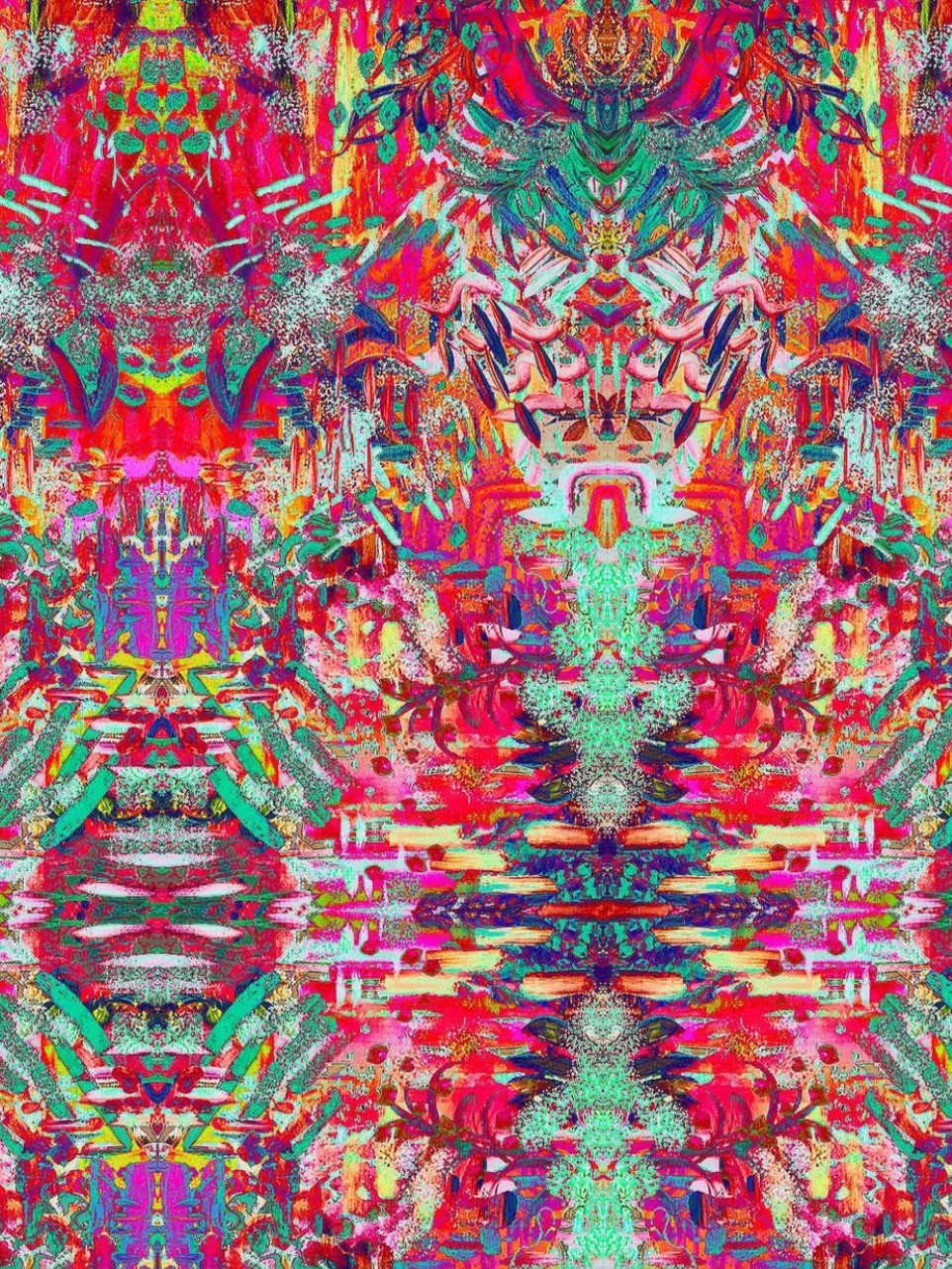 Peyote Cantina Painted Print