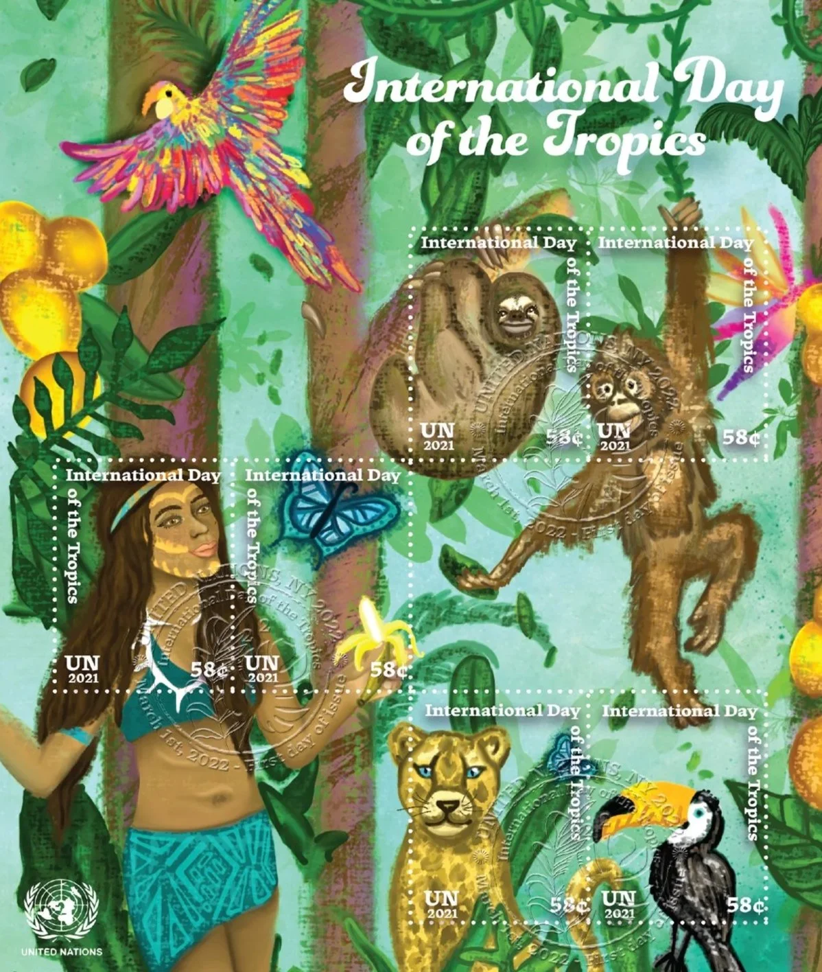 Postage Stamp Illustration #1