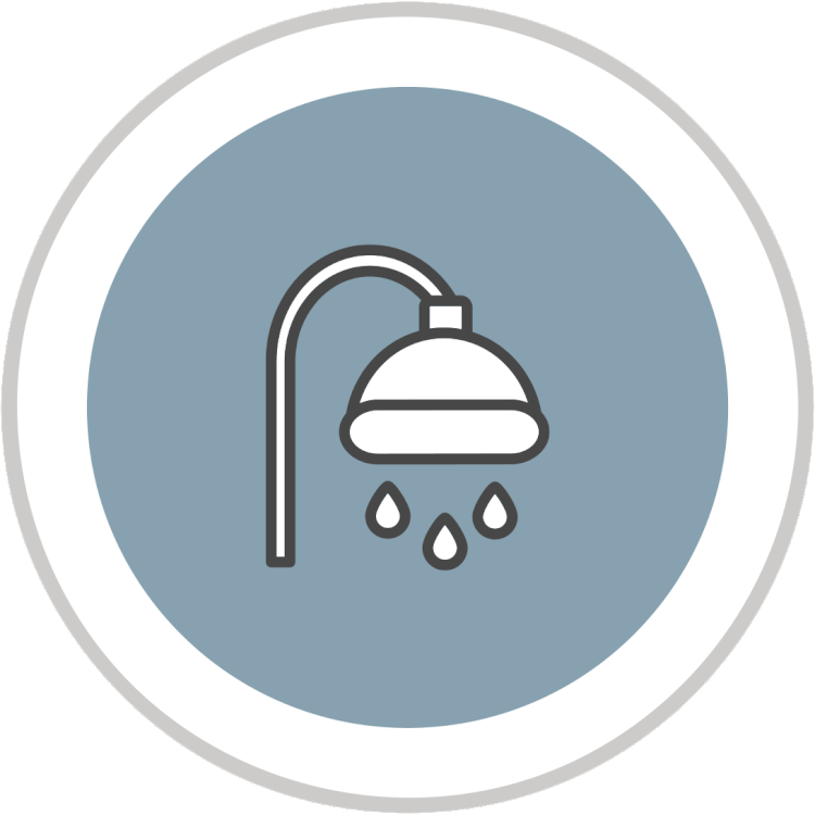 icon - dog bathing