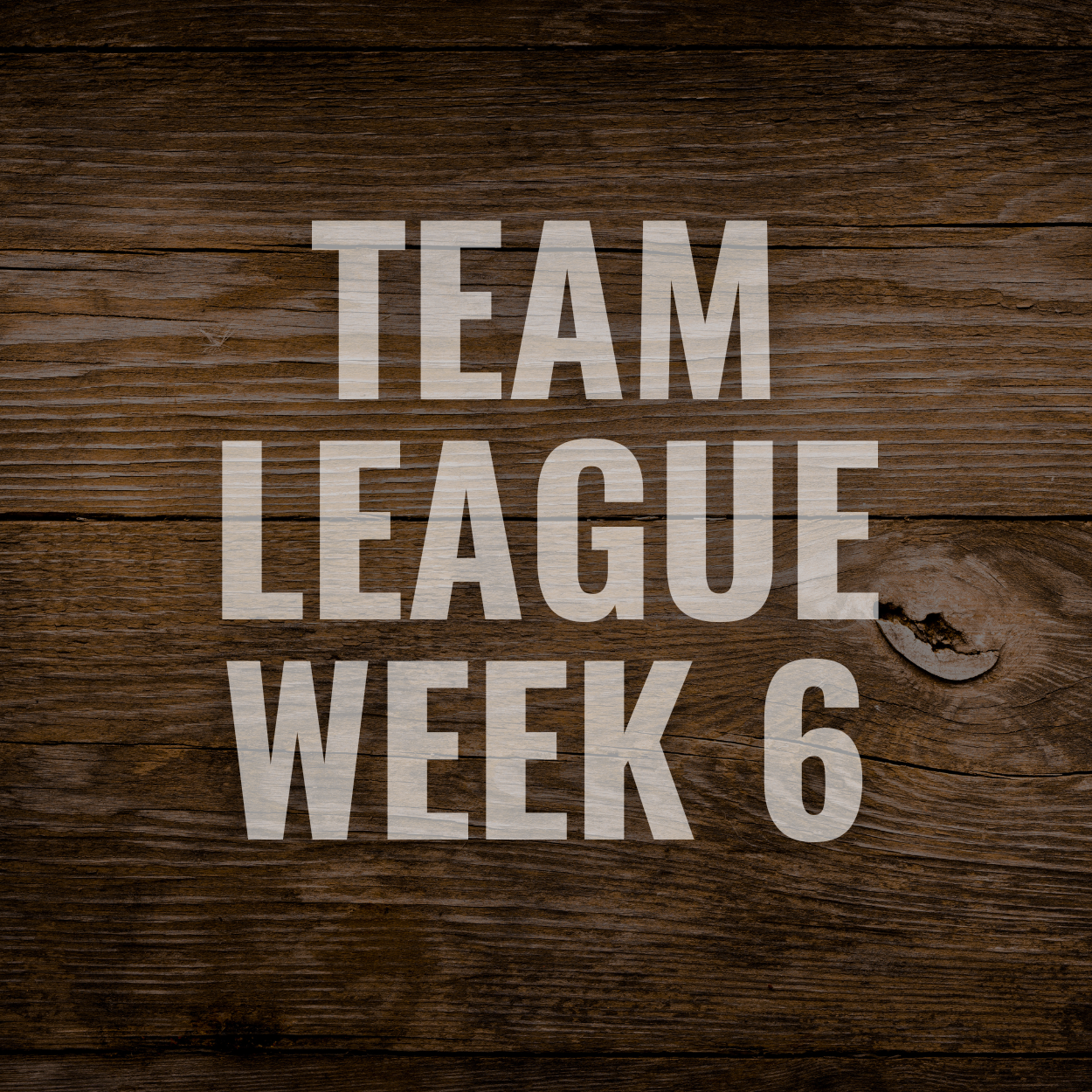 Team Drop-In League - Week 6
