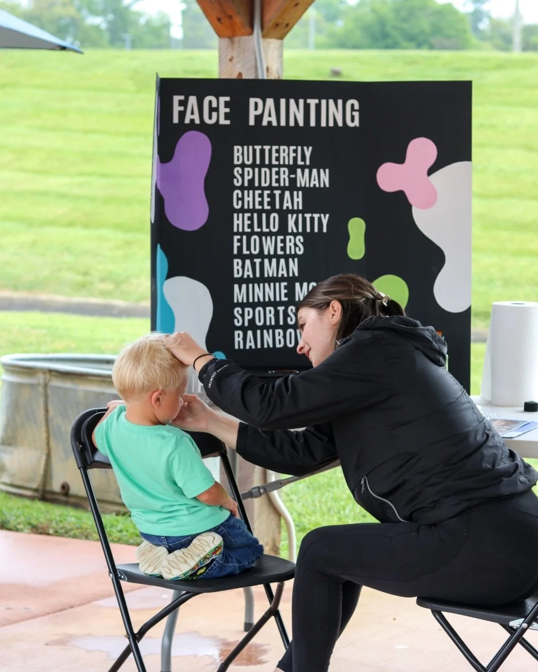 You can find face painting at all of our events! 🎨✨ Who are we seeing tomorrow for Decades Night from 5&ndash;9pm? 👀
#PioneerMiniGolf #EastTennessee #GreenevilleTN #GreeneCountyTN