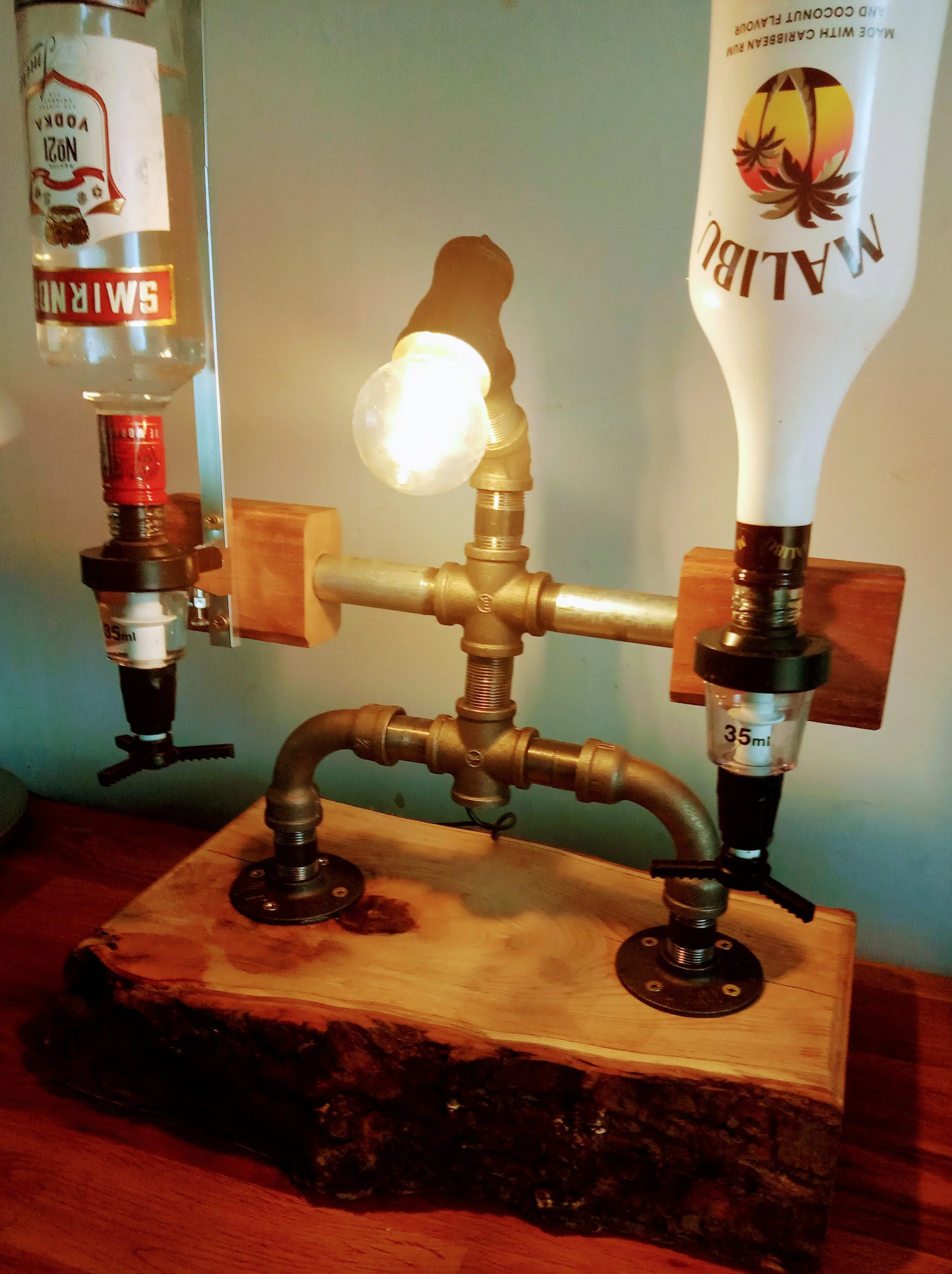 Double Optic Robot Lamp