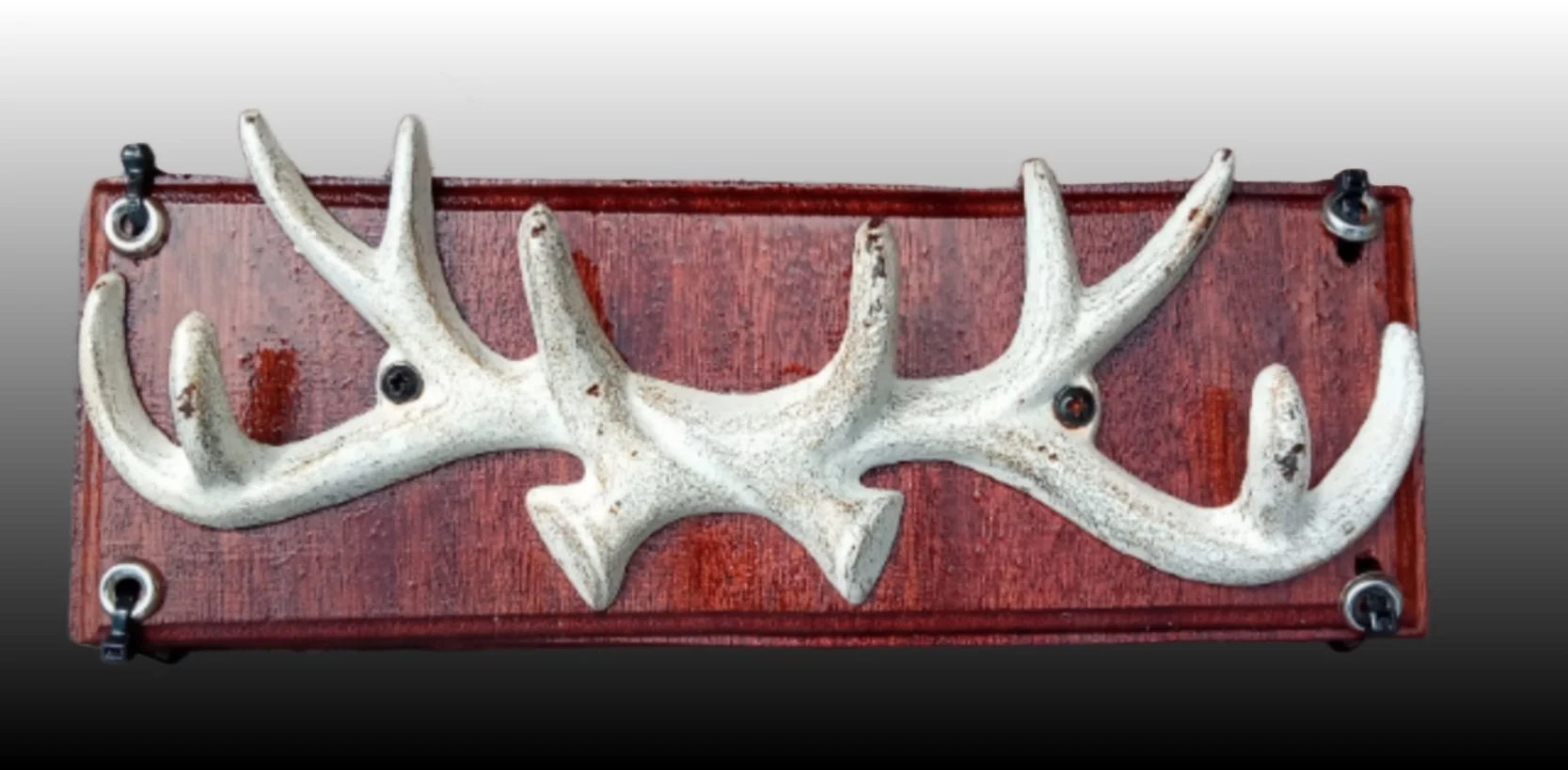 Antler (metal) coat rack