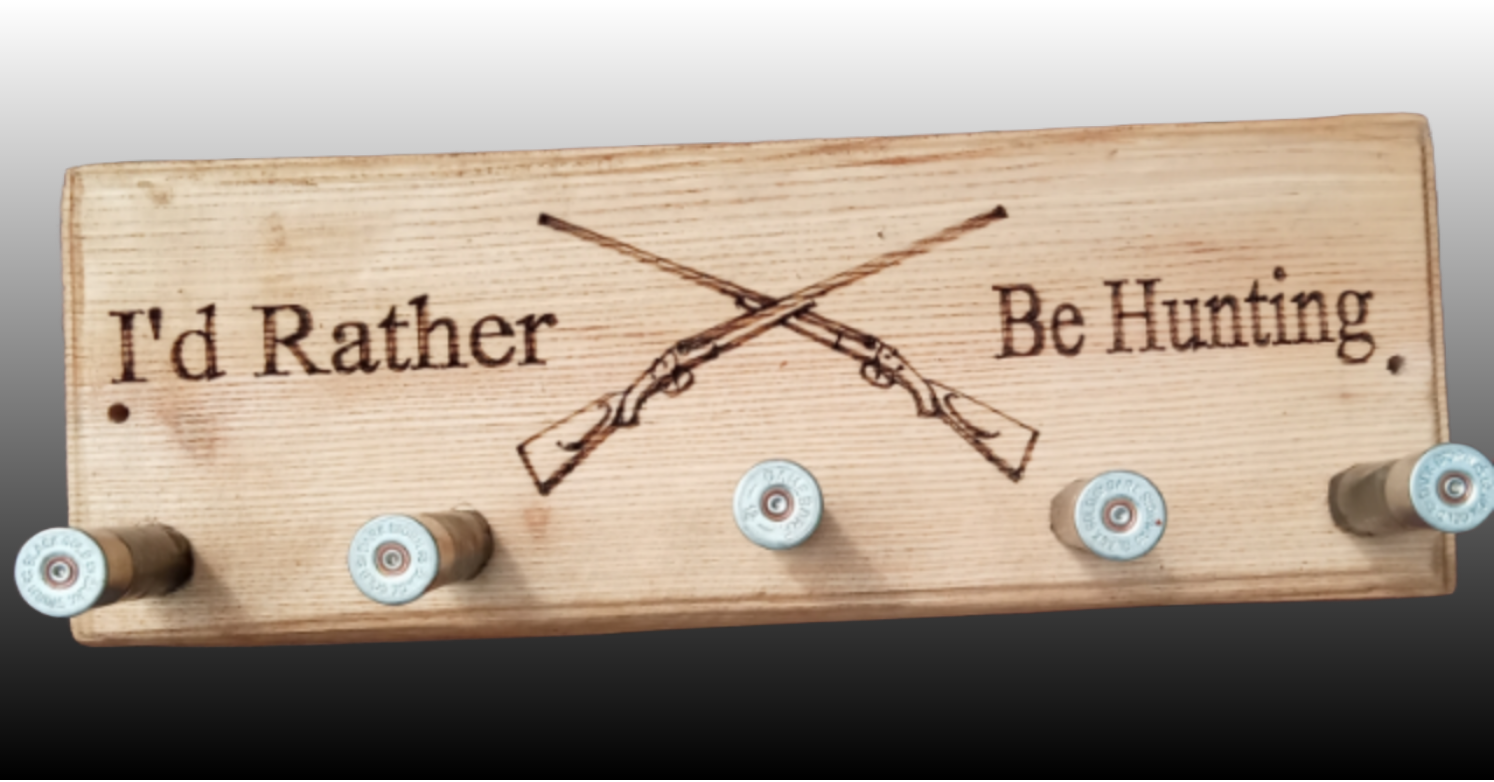 Hunting (shotgun cartridge) coat rackn