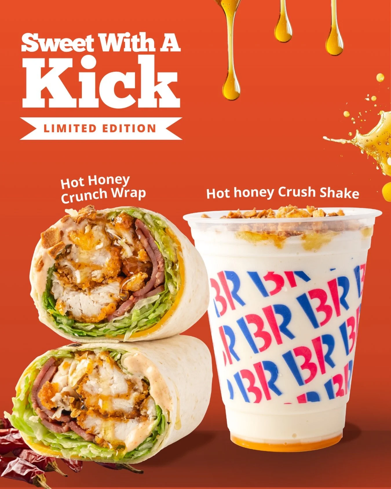 If you like it sweet&hellip; but LOVE it spicy 👀🔥
You&rsquo;re going to be obsessed with our HOT HONEY LIMITED EDITION 🍯🌶
 
📲 Available NOW on Uber Eats, Deliveroo &amp; Just Eat. ORDER TODAY!