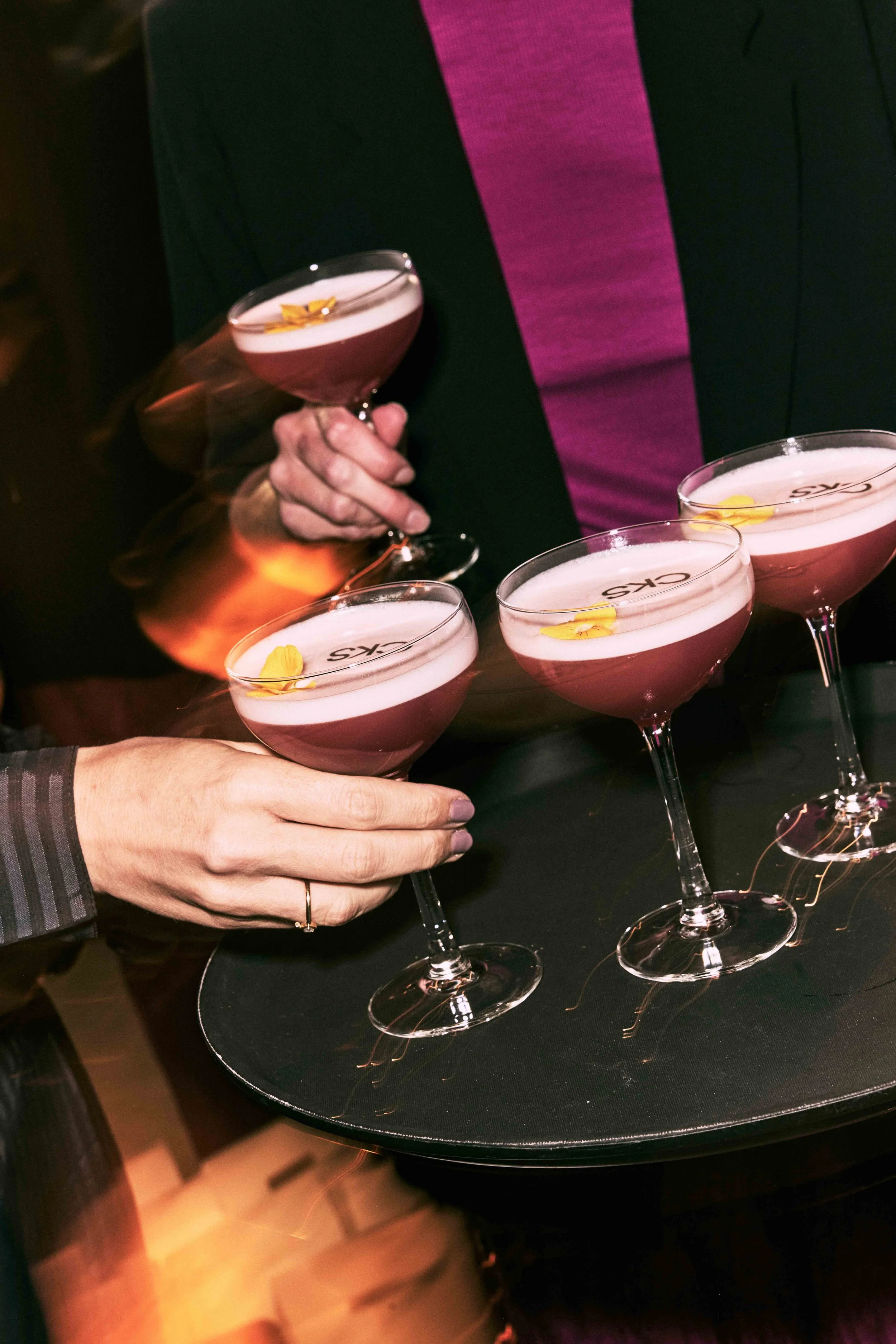 Custom-made and personalized cocktail for the fashion brand CKS Antwerp