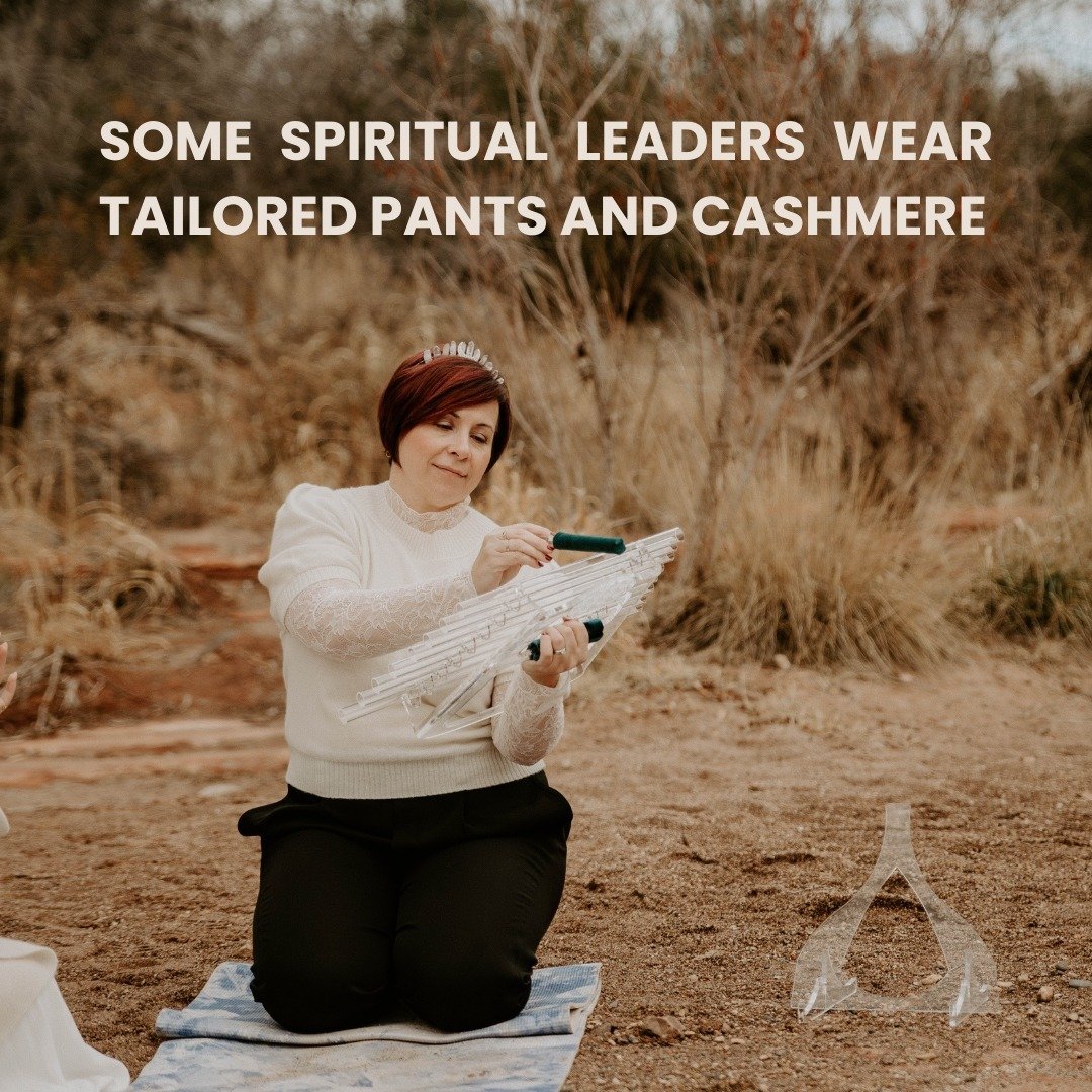 Some Spiritual Leaders Wear Tailored Pants and Cashmere...

And not ceremonial robes!

You don&rsquo;t have to fit any mold to step into a spiritual entrepreneur role.

It&rsquo;s equal parts knowledge + confidence + courage.

✨ If you're desiring to