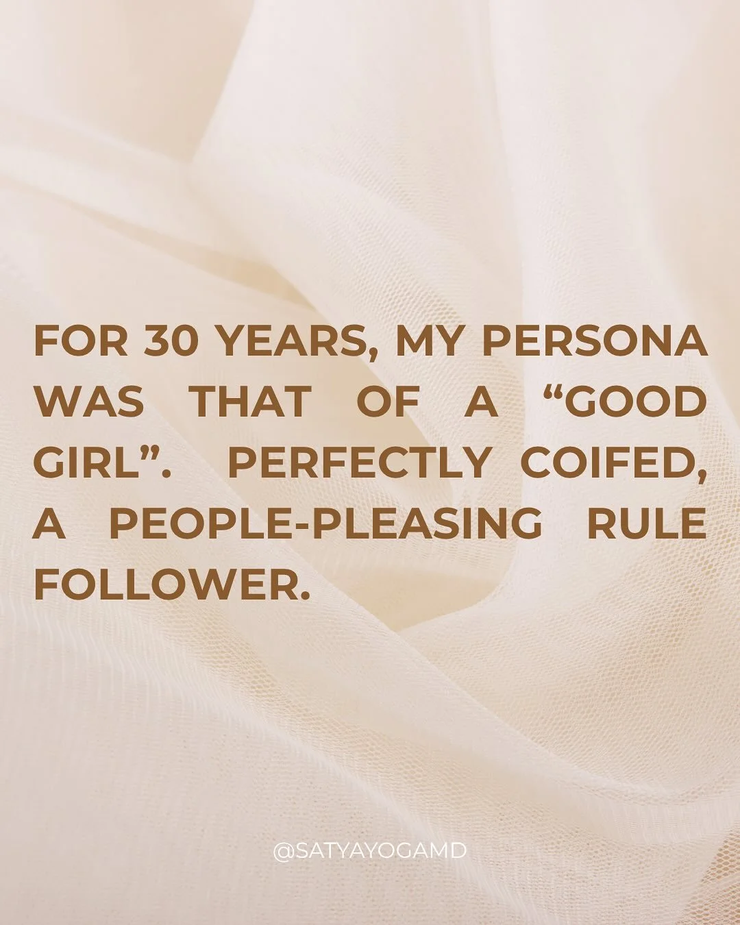 I&rsquo;m done playing the &ldquo;good girl&rdquo; character.

Instead I am the wild woman.

Strong.
Confident.
Embodied in my feminine nature.

I speak and act in alignment with my soul.

My actions come from my intuition.
Not from analysis.

I love