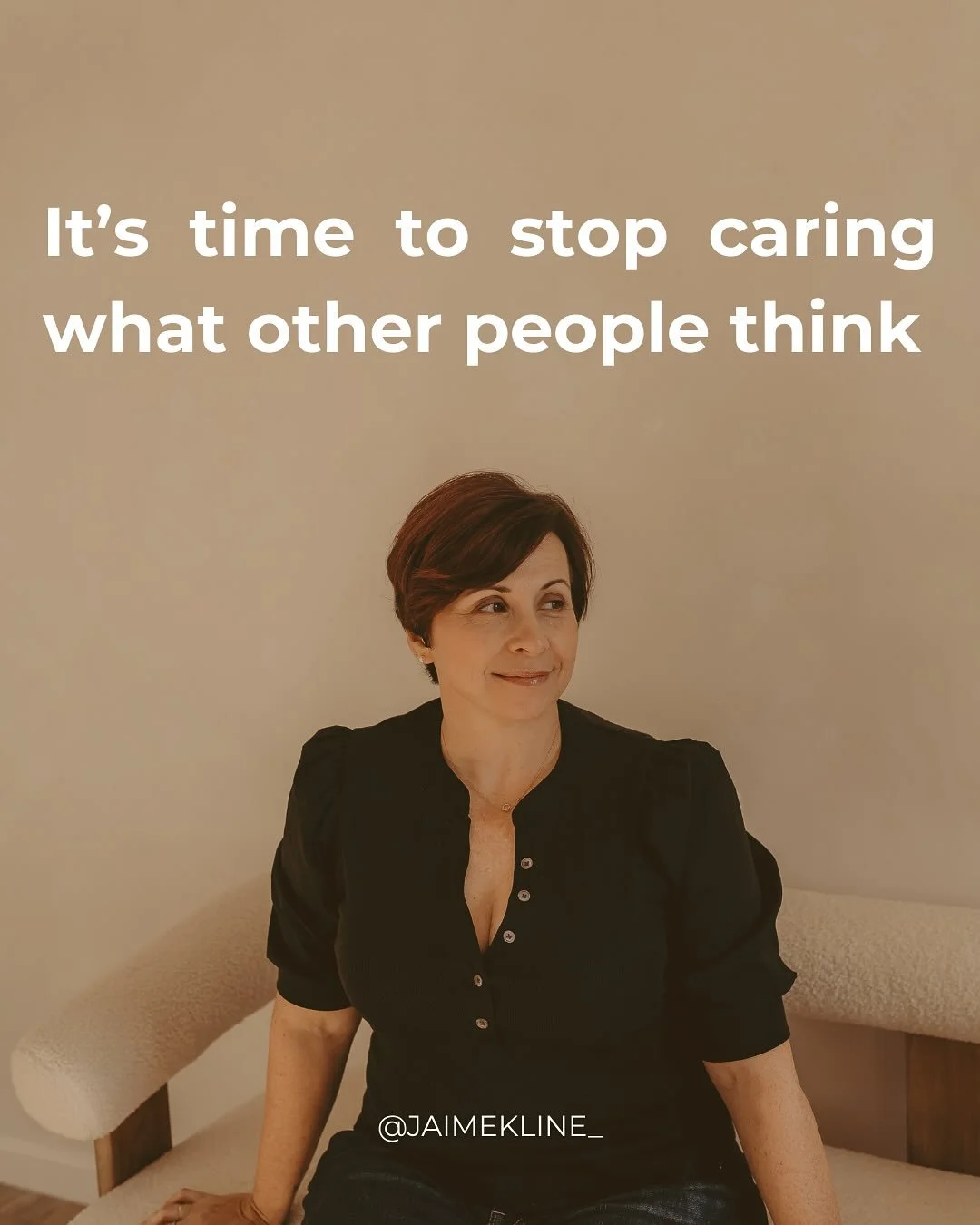 It&rsquo;s time to stop caring what other people think&hellip;💥 

And instead start caring about what YOU think about yourself.

Is this you?&nbsp; I&rsquo;ll be happier when&hellip;

I get the next promotion&hellip;
I lose 10 pounds&hellip;
I get 1