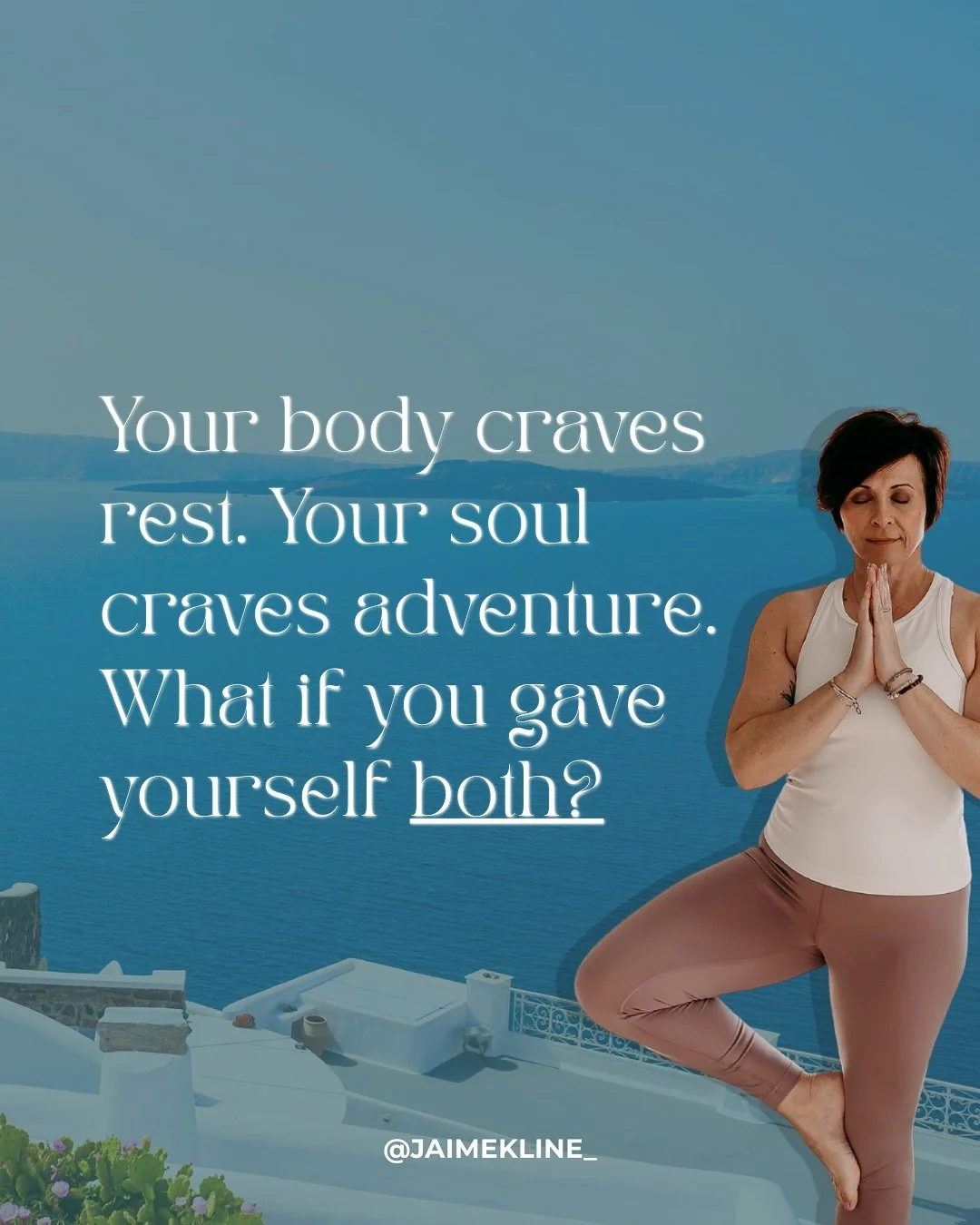 Your body is craving rest. Your soul is craving adventure. 

What if you gave yourself both?

👉Picture this:

You wake to the sound of waves gently brushing the shore, sunlight pouring through the shutters, the air tinged with sea salt. You stretch,