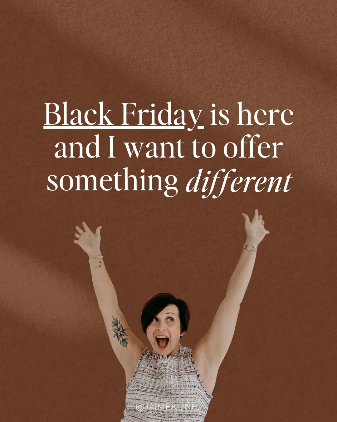 Black Friday usually encourages us to buy things that fade fast.

But investing in yourself?⚡️

That&rsquo;s the kind of decision that shapes the way you walk into the new year - with more purpose, presence, and possibility.

Black Friday is here, bu