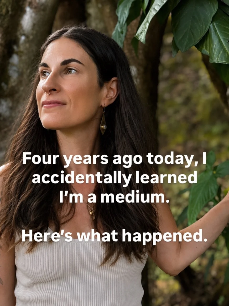 You never forget the first time you try to learn Reiki and accidentally tell a stranger their dead dad wants to talk to them. 

Four years ago today that was me, and it completely changed my life.

Mediumship isn&rsquo;t the main way I work anymore, 