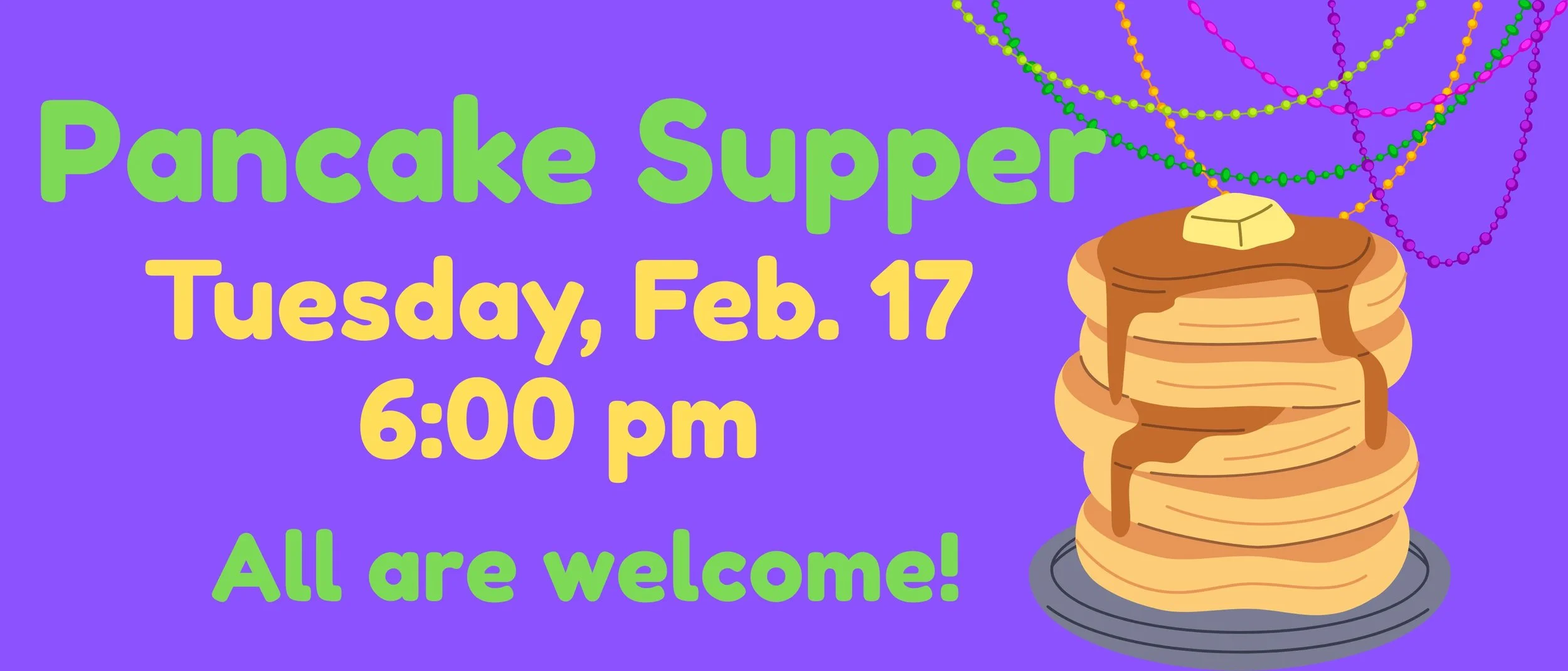 Shrove Tuesday Pancake Supper