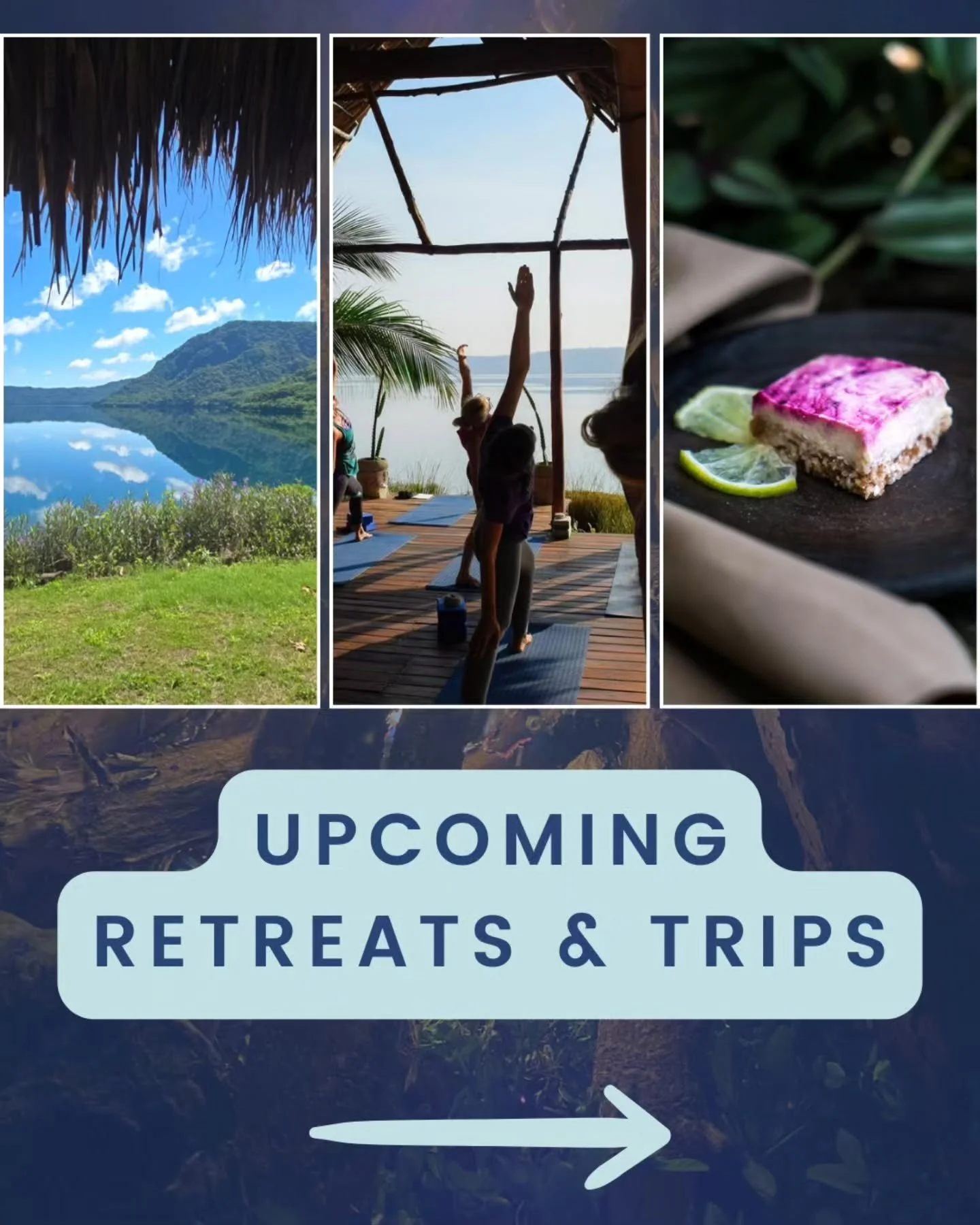 🇺🇸 Looking for some downtime, connection, or a change of scenery?
Take a peek at what&rsquo;s coming up &mdash; from slow, soulful retreats at Laguna de Apoyo to rich cultural immersion in Spain. Something might speak straight to your heart. 💫

Ea