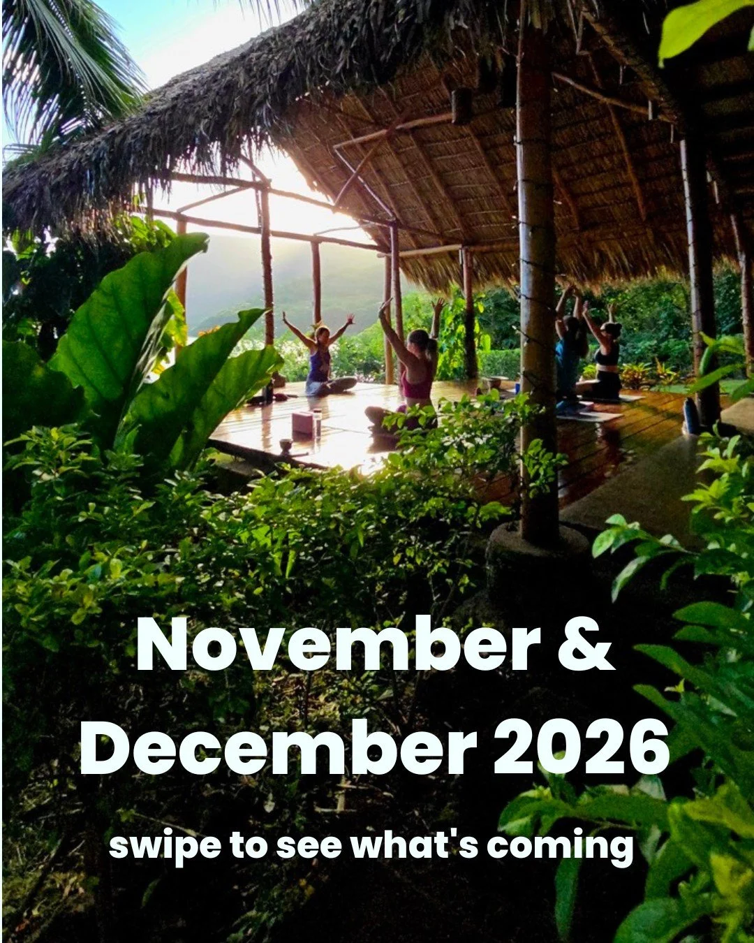 🇺🇸 The last few weeks of the year are looking pretty special at Villa Laguna 🌿

From flexible yoga escapes to week-long immersive experiences and a day retreat created especially for women, there are several different ways to retreat with us this 
