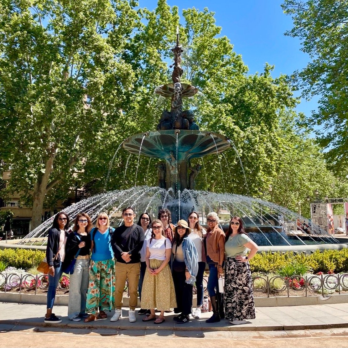 1:! Granada Retreat Group Shot at El Salon fountain.jpg
