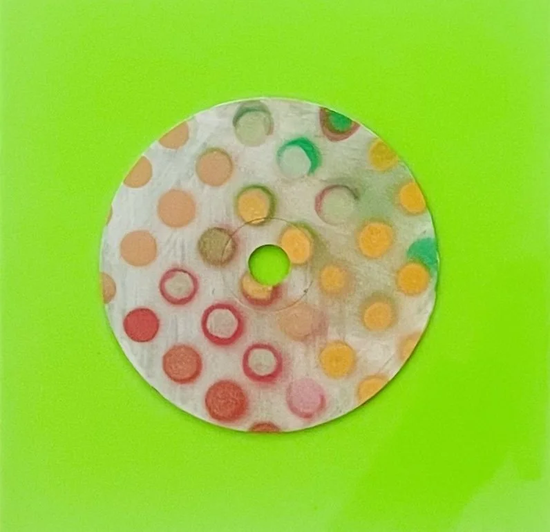 Bubbles of Delight1_Painted CD on 8x8_acrylic panel.jpeg