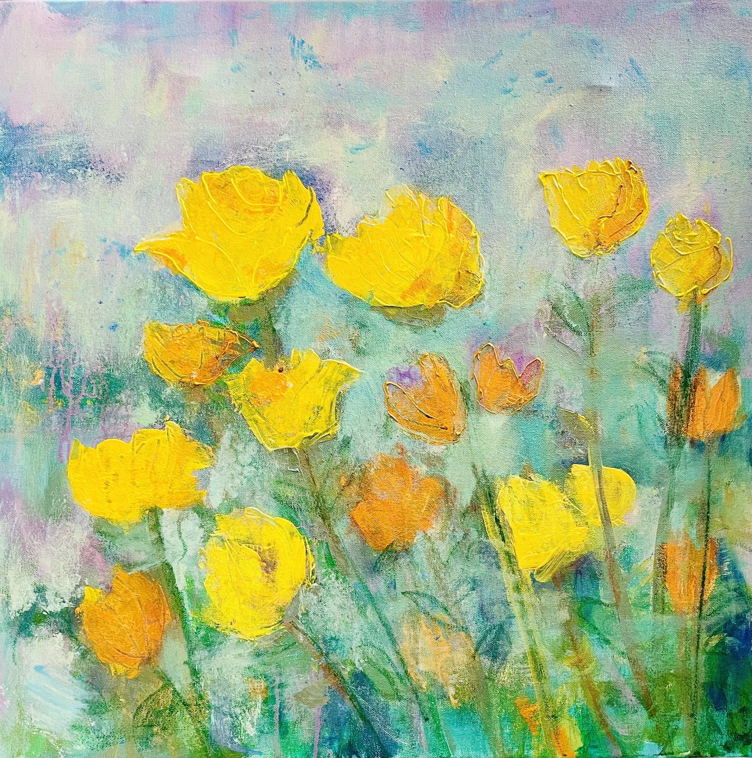 Golden Harmony_ Mixed media on canvas_24x24__$ 900.00.jpeg