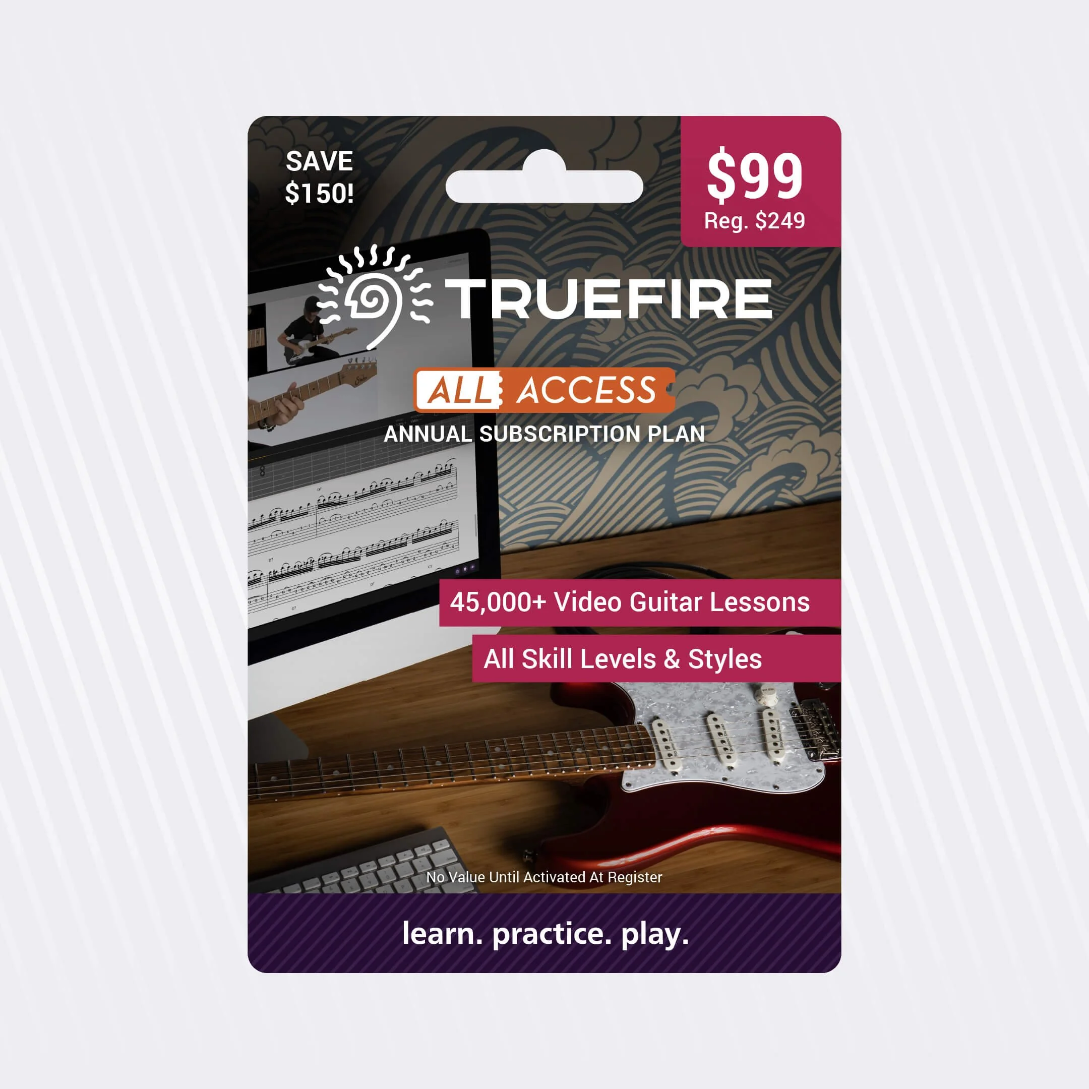 TrueFire Retail Gift Card $99