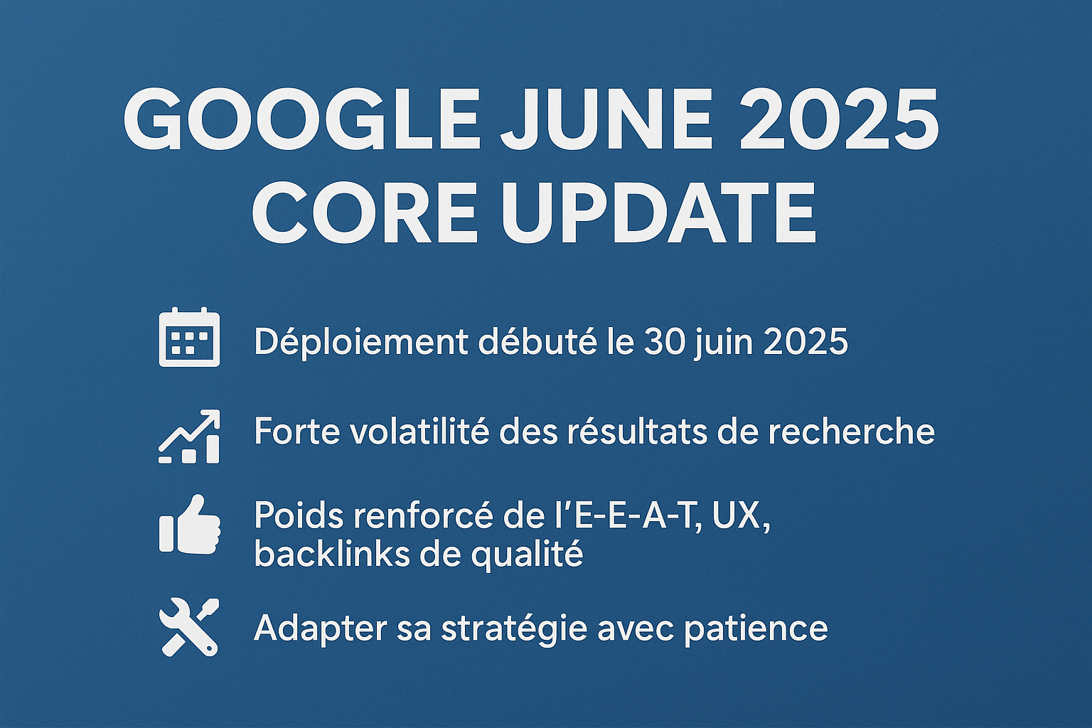Google June 2025 Core Update : ce que ça change pour votre site