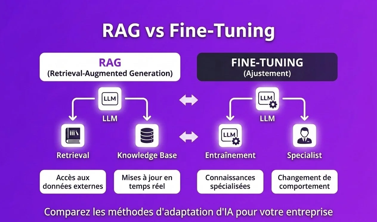 RAG vs Fine-Tuning : quelle approche choisir pour construire une IA vraiment utile ?
