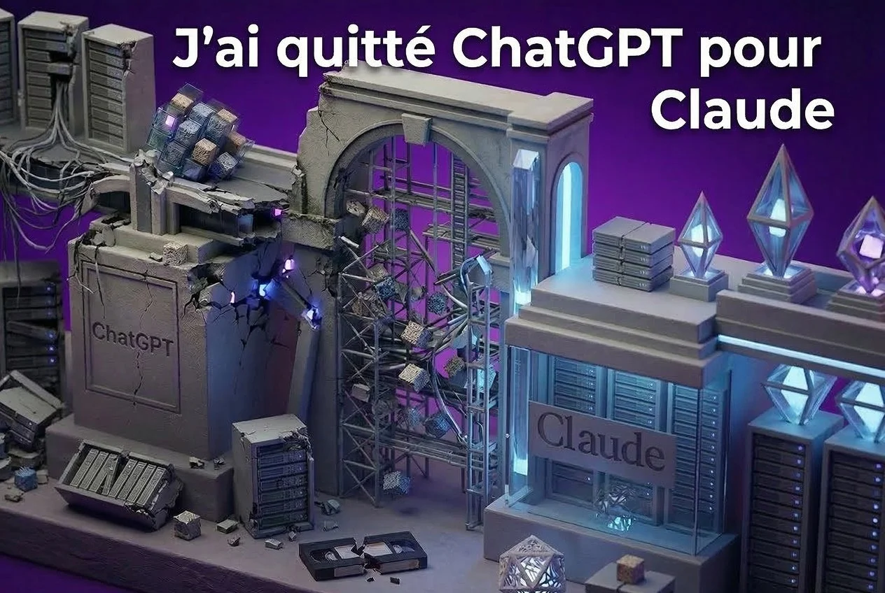 Pourquoi j'ai quitté ChatGPT pour Claude : l'histoire d'un marketeur exigeant