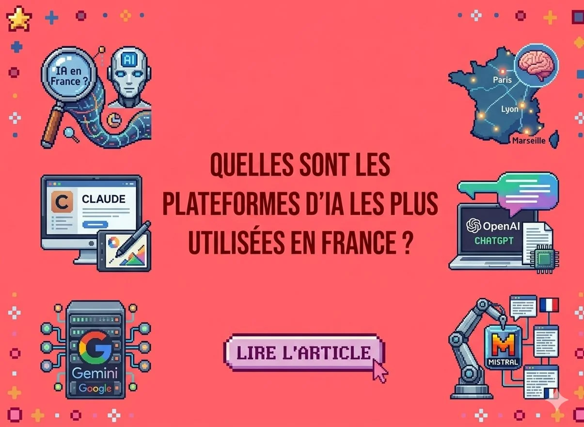 Quelles sont les plateformes d'IA les plus utilisées en France ?